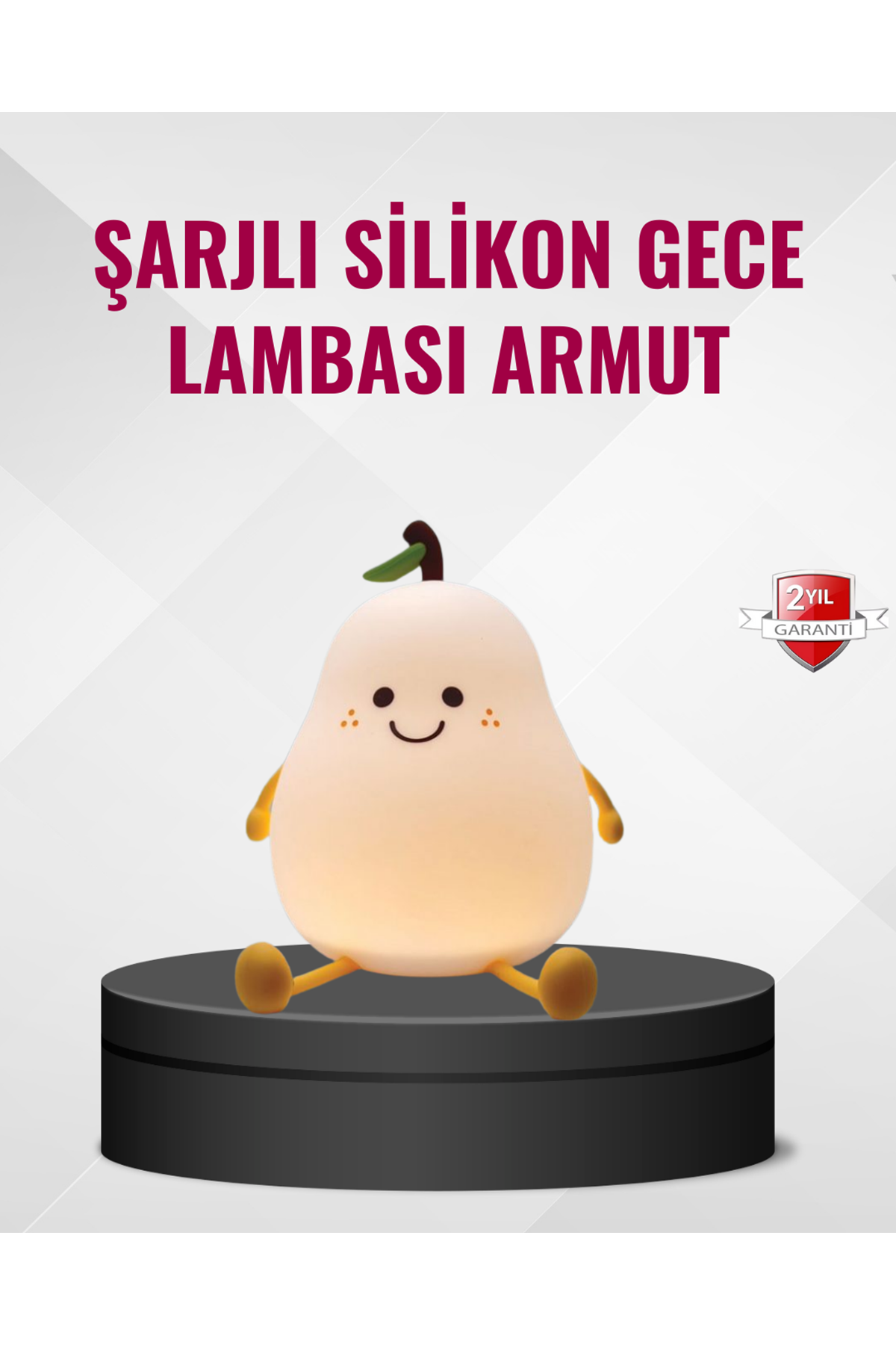 Armut Gece Lambası USB Şarjlı Ayarlanabilir LED Işık