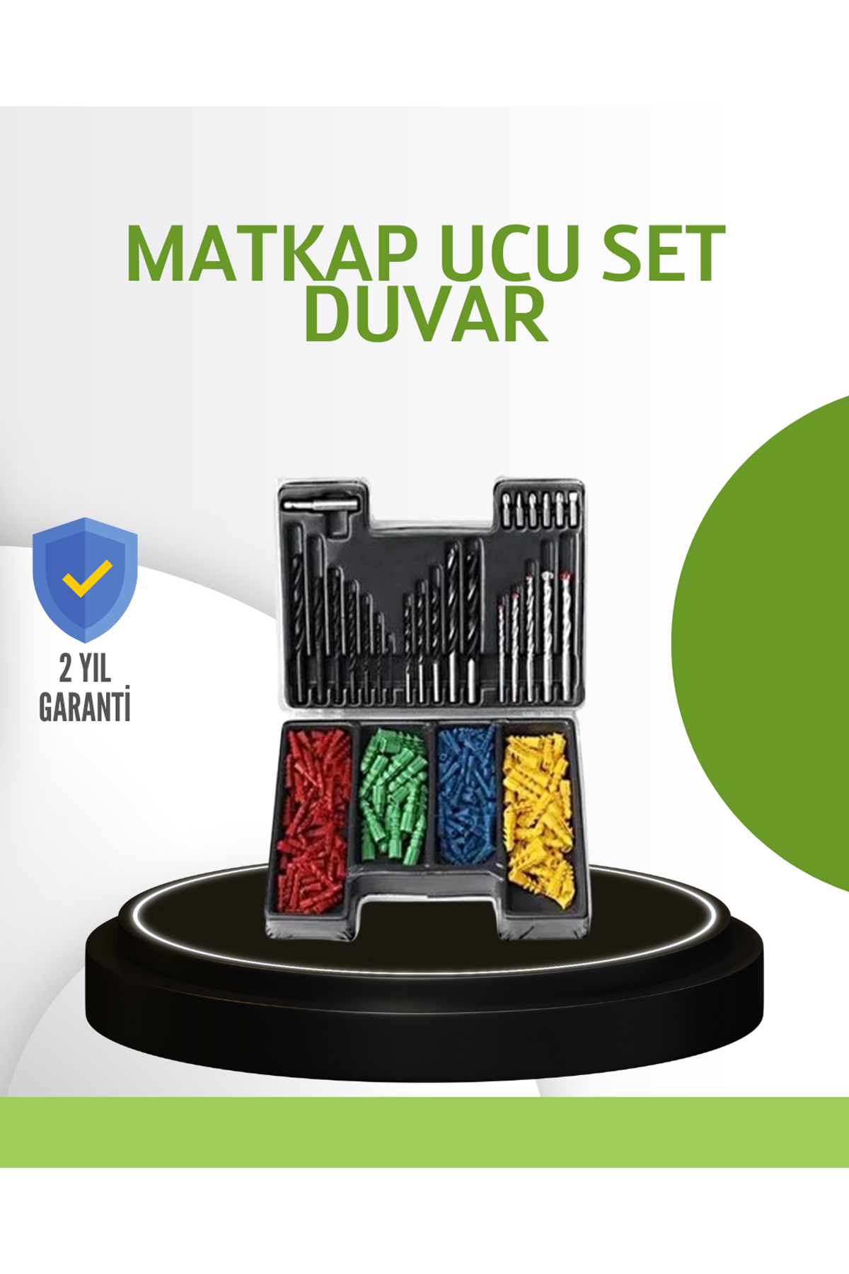 Ahşap Metal Beton Delme Uç Seti Organizerli Karbon Çelik Matkap Ucu