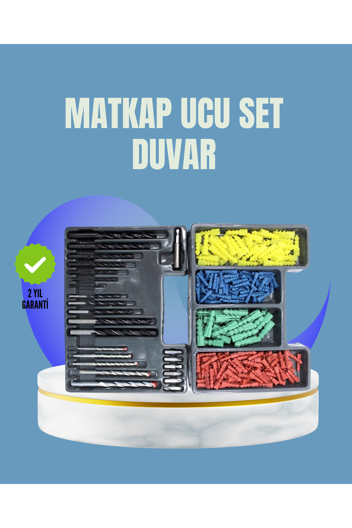 Matkap Ucu Seti Organizerli Çok Amaçlı Delme Uçları