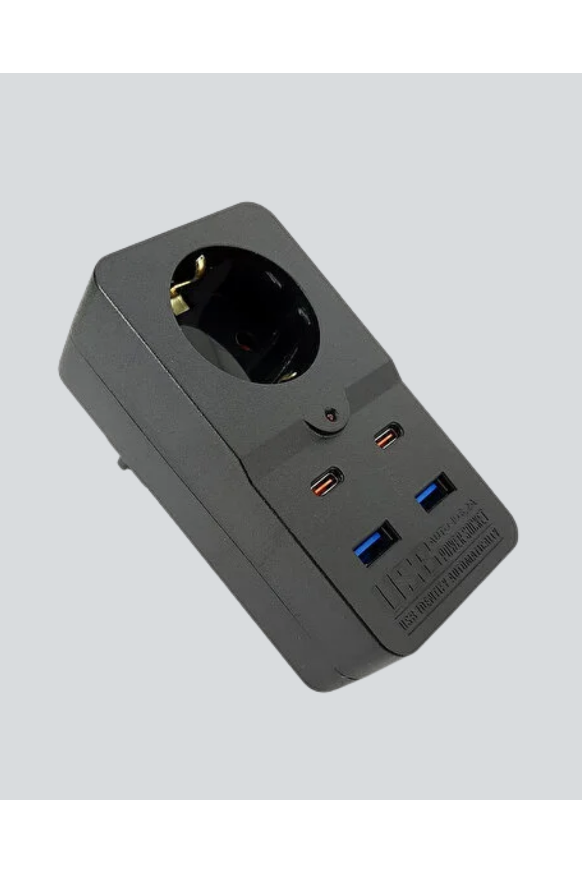 Akım Korumalı Priz 4 USB Type C Destekli Yüksek Isı Dayanımlı