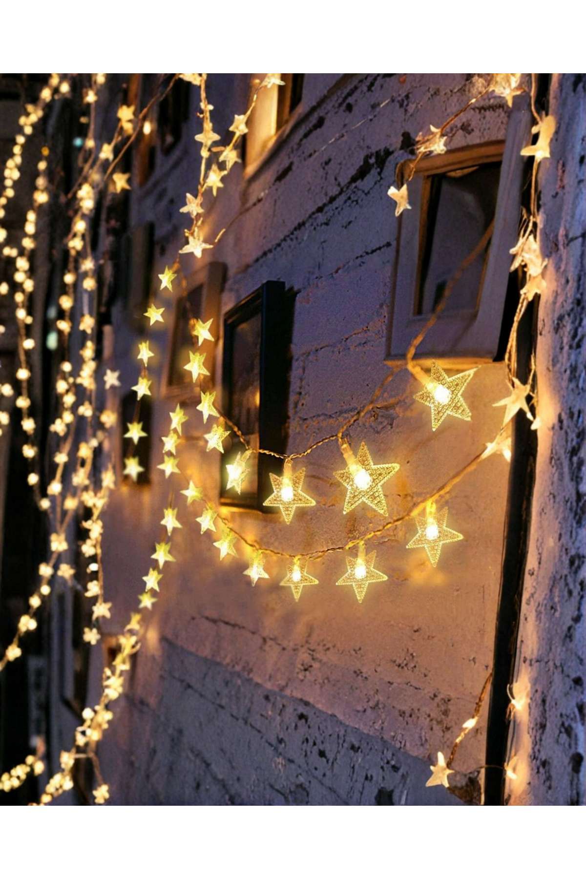 Yıldız Led Işık 5 Metre Dekoratif Aydınlatma Günışığı