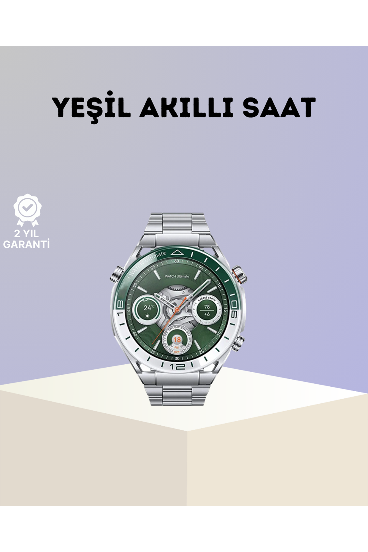Premium Amoled Akıllı Saat GPS Harita Desteği Bluetooth Arama Sağlık Takipli