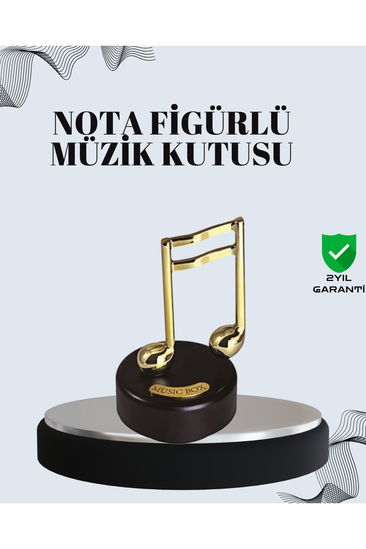Nota Figürü Müzik Kutusu Melodious Model