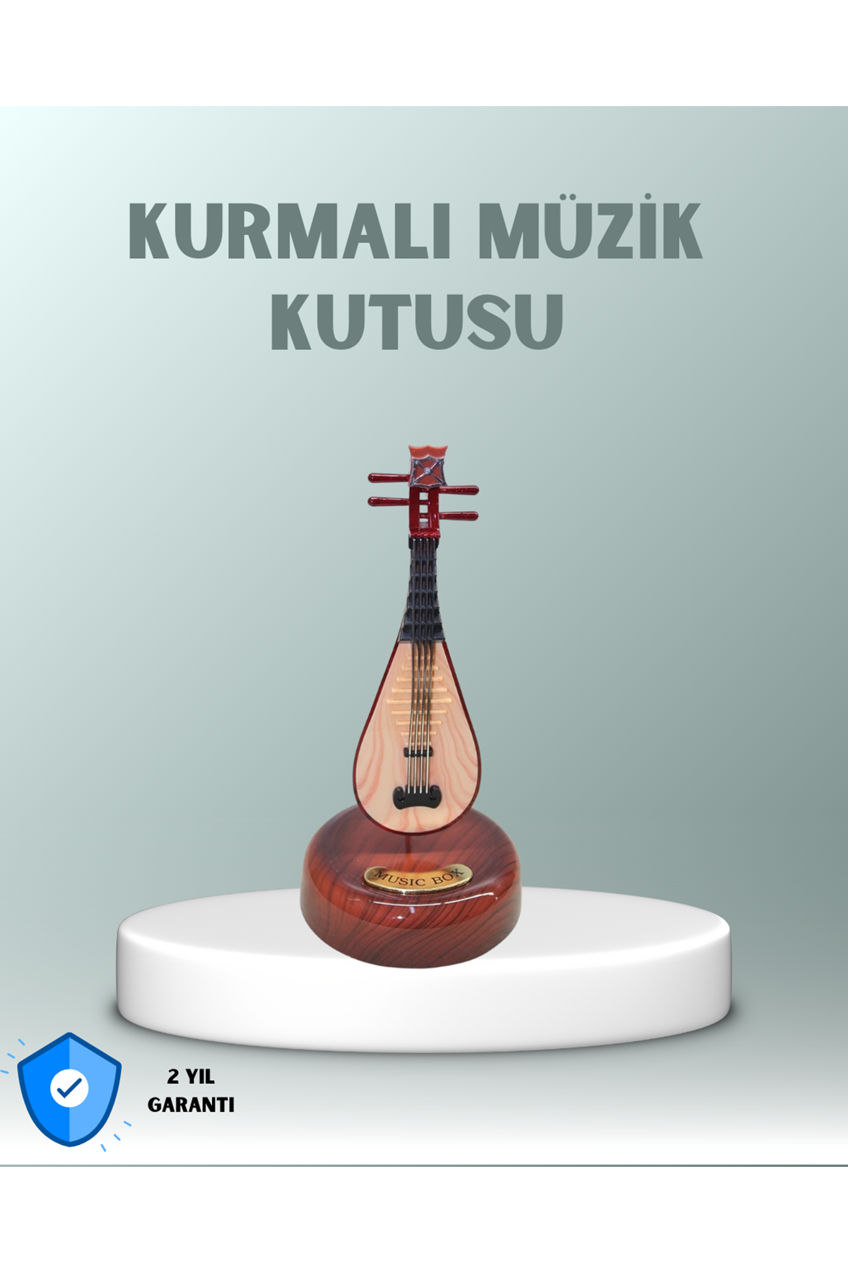 Enstrüman Figürlü Melodi Çalan Dekoratif Müzik Kutusu