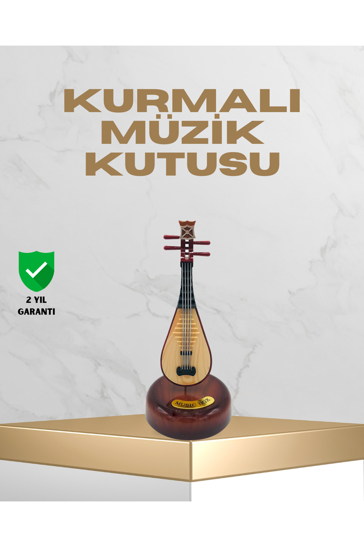 Ud Sembolü Müzik Kutusu Estetik Tasarım Melodi Destekli