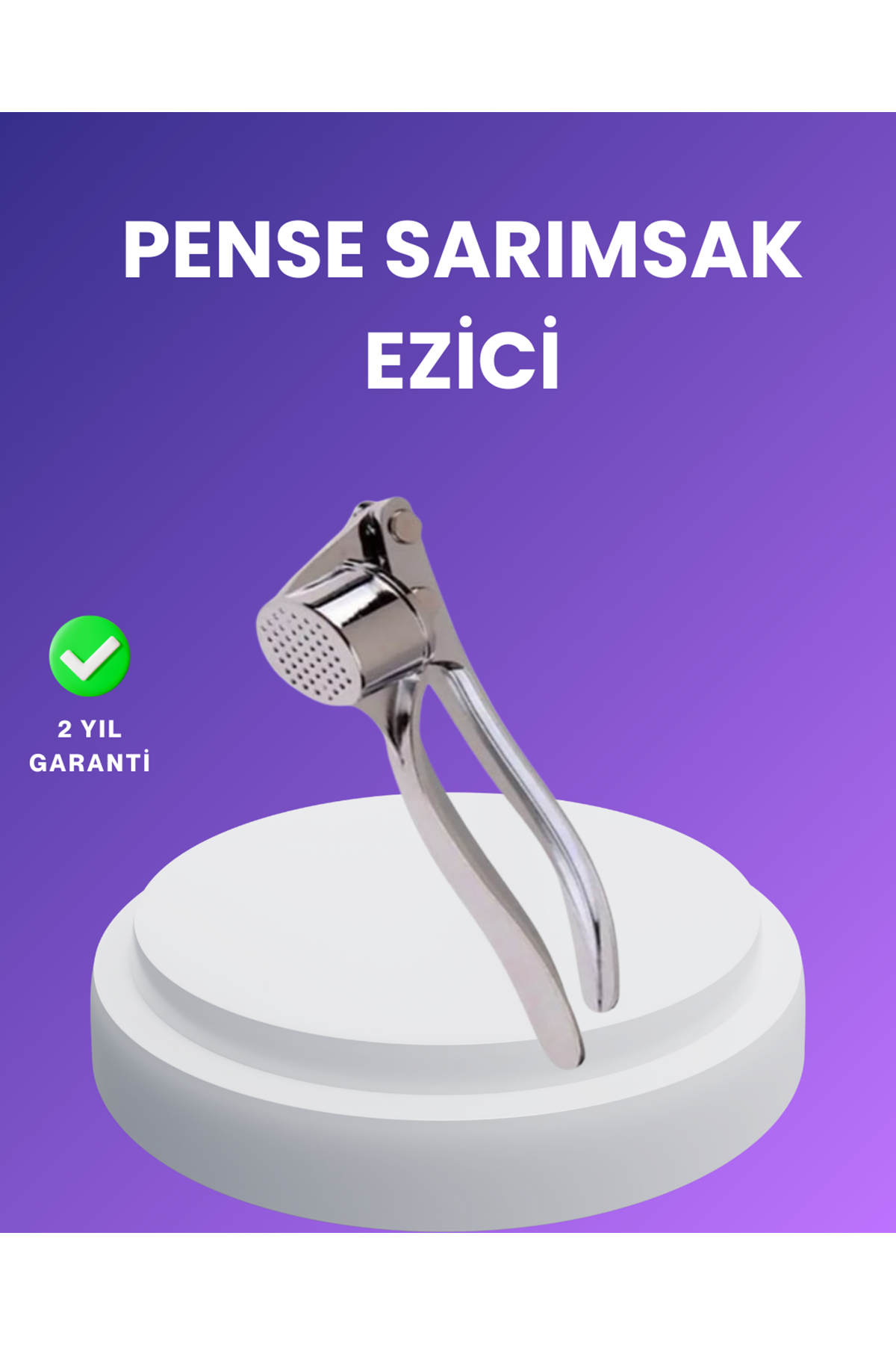 Sarımsak Presi Kolay Temizlik ve Yüksek Basınçlı Ezme
