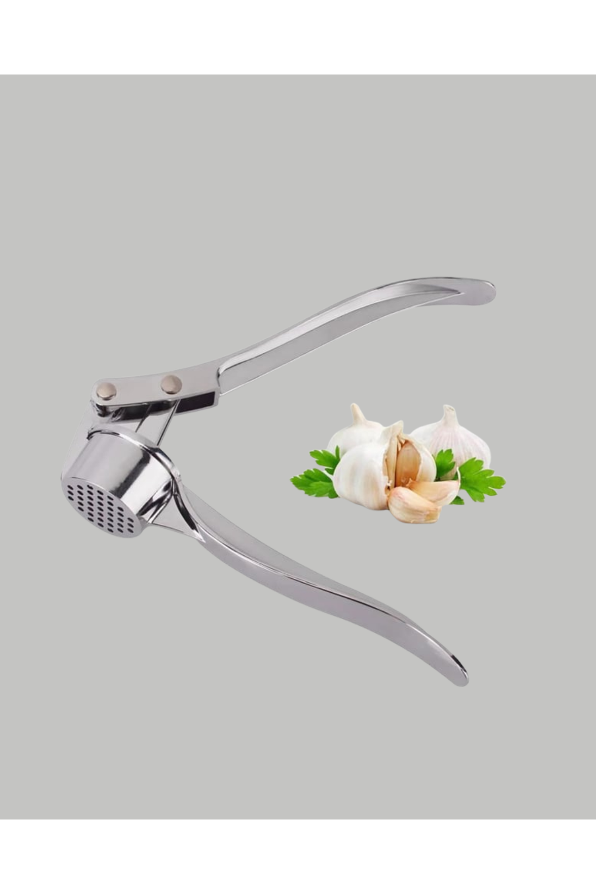 Metal Sarımsak Ezici Ergonomik Tutma ve Güçlü Presleme