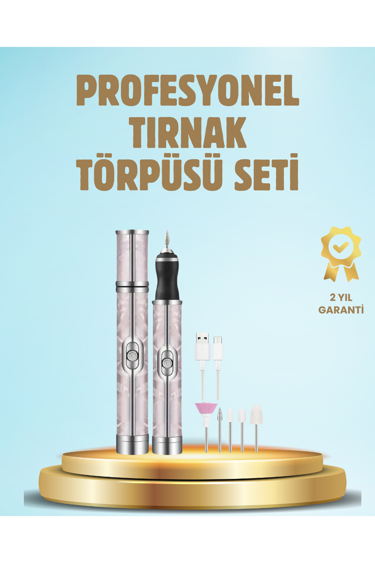 Elektrikli Tırnak Törpüsü Ayarlanabilir Hızlı Manikür Pedikür Cihazı