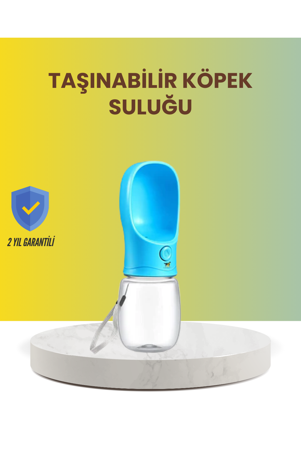 Akıllı Su Akış Kontrollü Köpek Su Matara Taşınabilir Gezdirme Şişesi