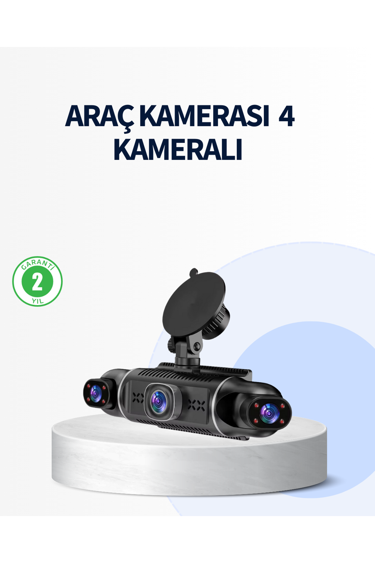 4 Kameralı Araç İçi Kamera 1080P GPS Takip WiFi Gece Görüşlü