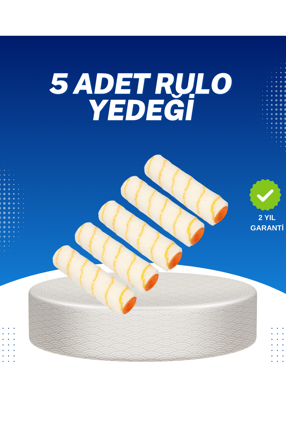 5’li Emülsiyon Boya Rulosu Duvar ve Tavan Uygulamasına Uygun
