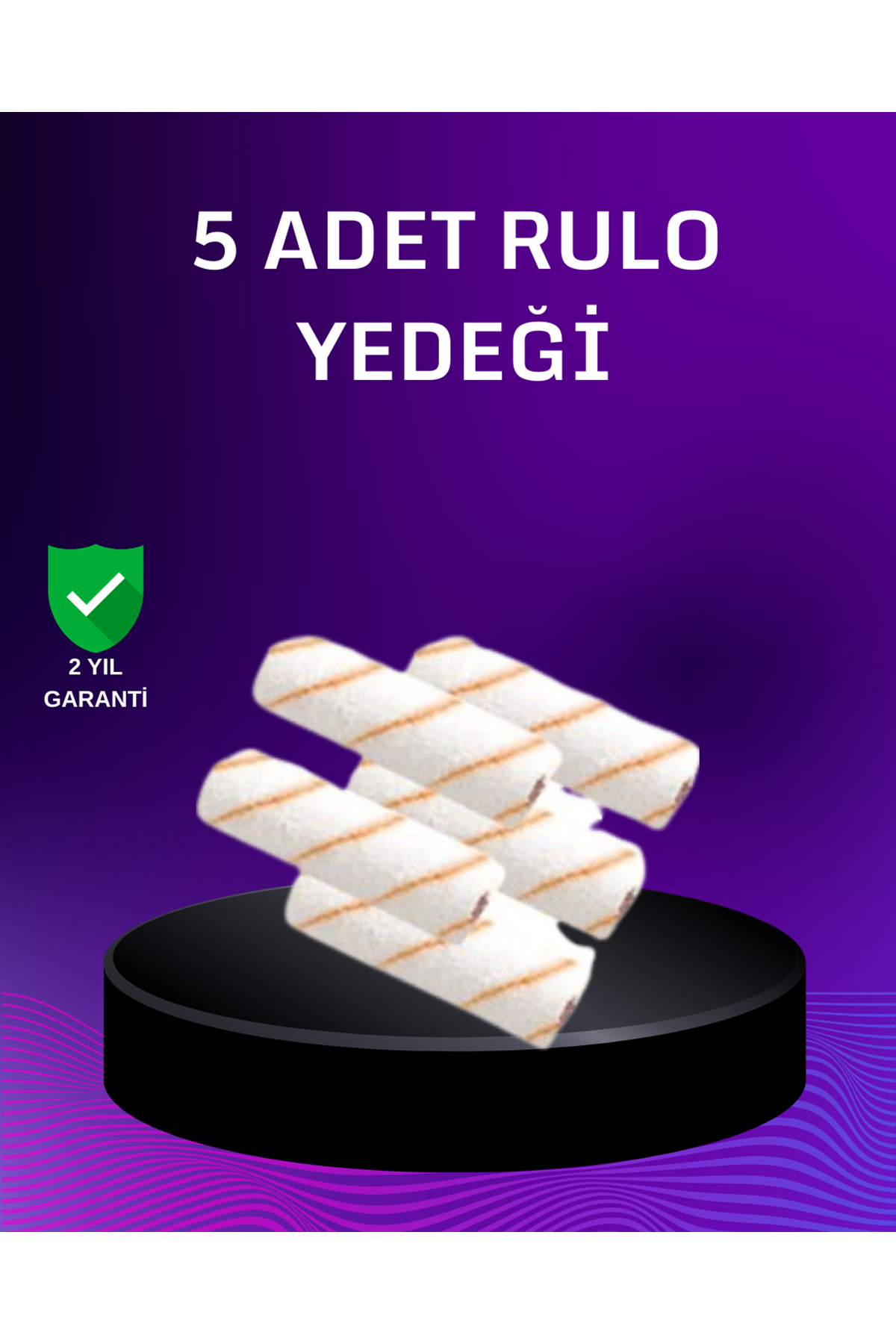 5’li Mini Rulo Boya Seti Duvar Tavan Emülsiyon Uygulama