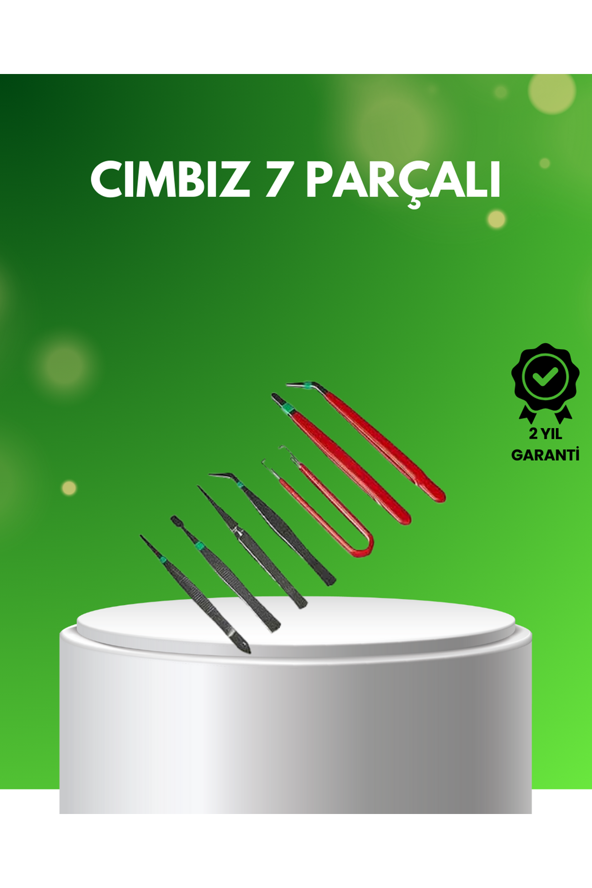 7 Parça Hassas Çelik Cımbız Seti Elektronik ve Saat Tamiri İçin