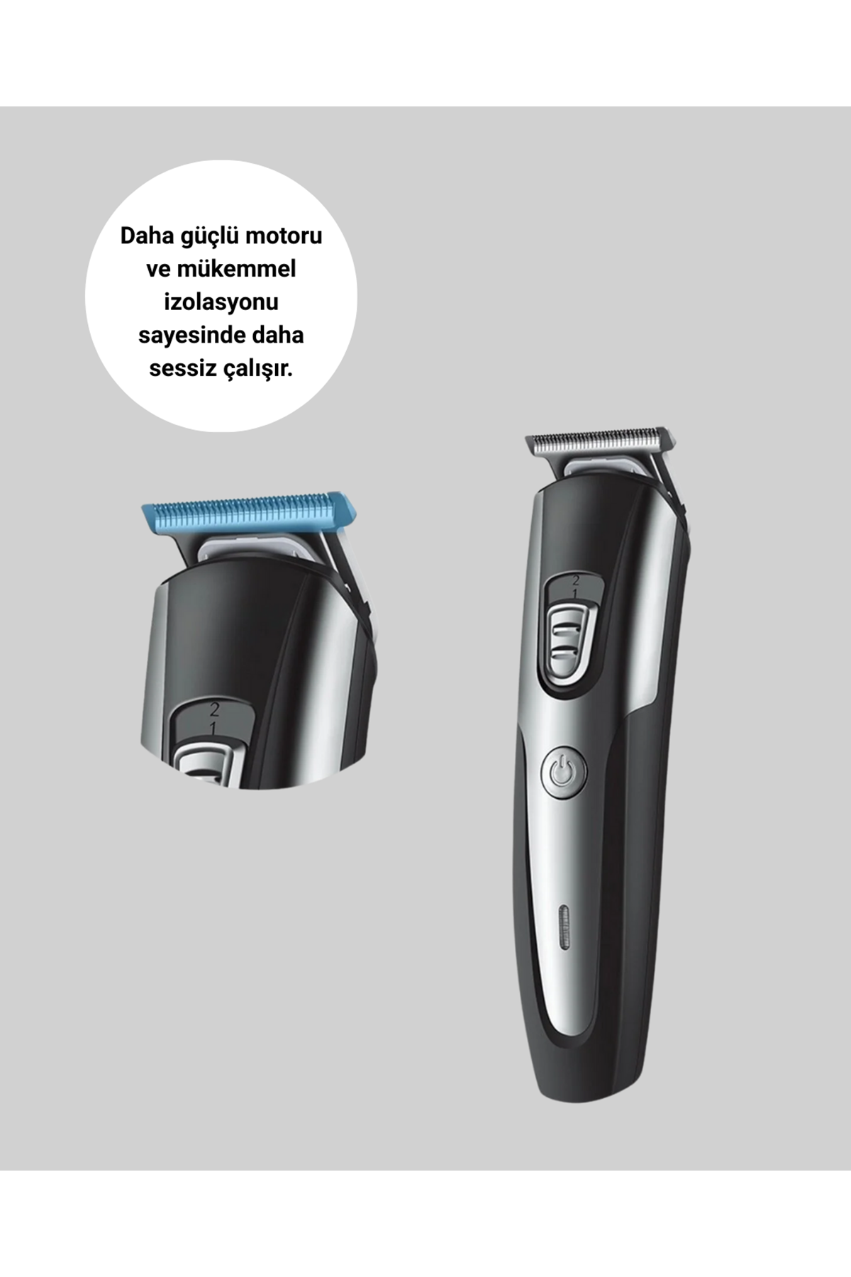 Ergonomik Profesyonel Tıraş Makinesi Saç Sakal Kesme ve Düzeltme