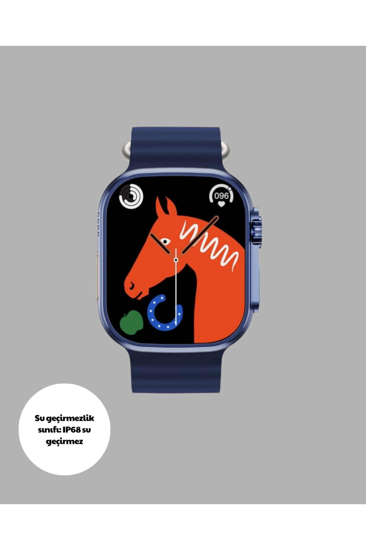 Ultra Akıllı Saat 420x480 IPS Ekran Kalp Atış