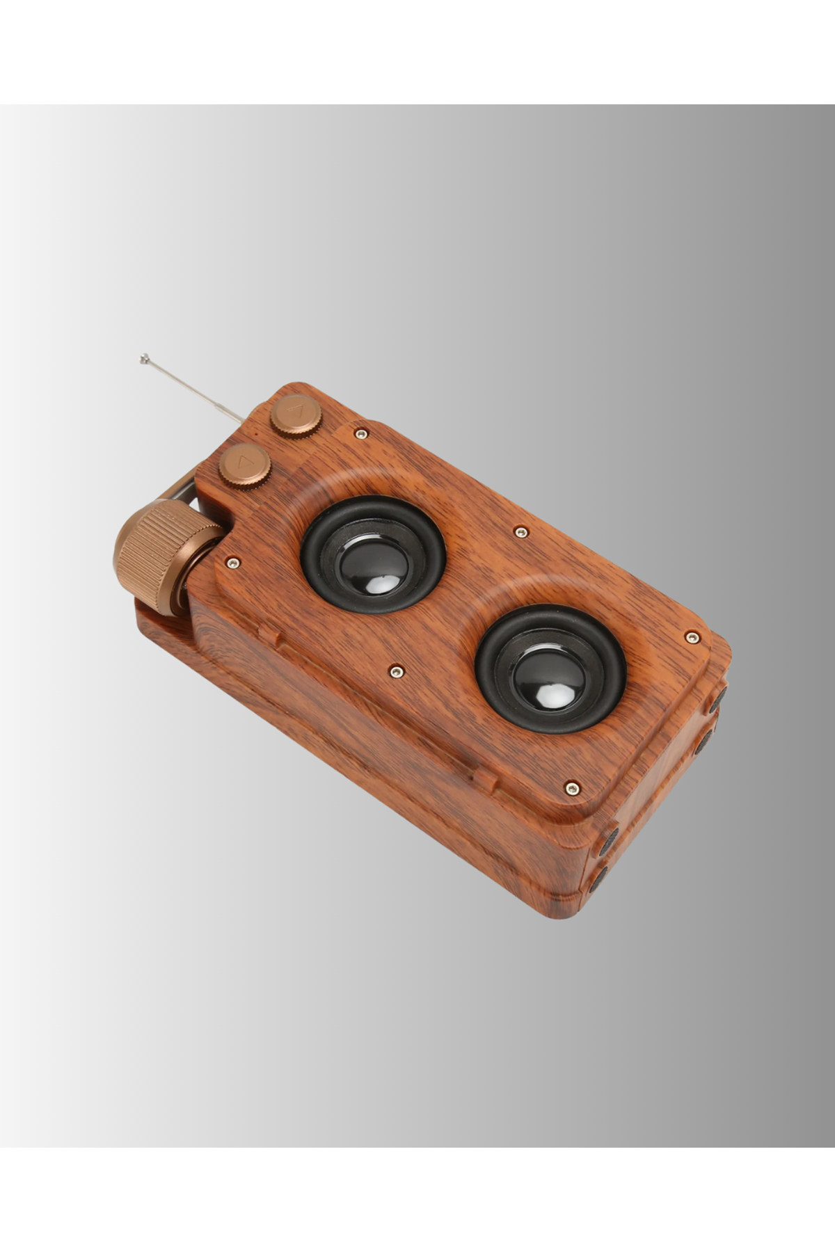Vintage Tasarımlı Bluetooth Hoparlör Uzun Pil Ömürlü ve FM Destekli