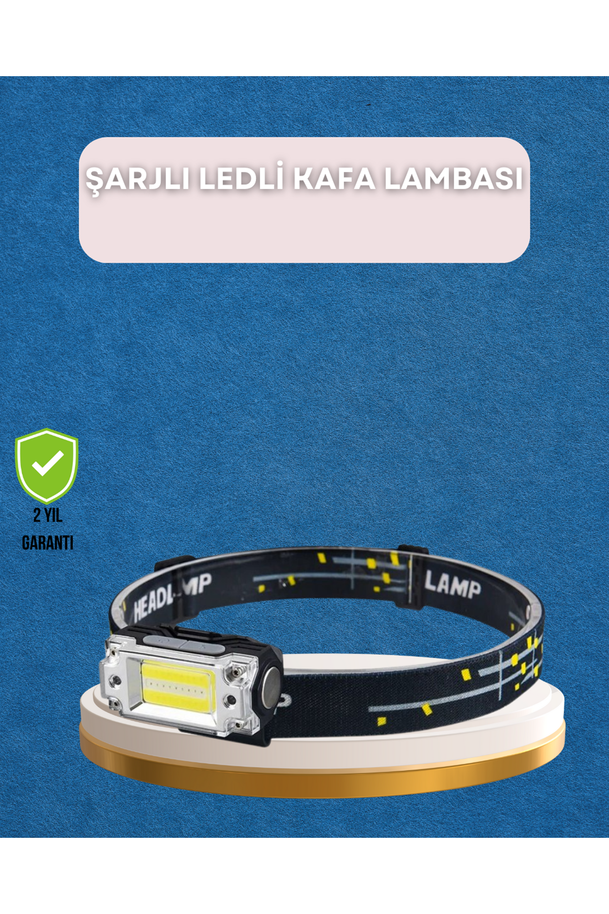 Taşınabilir Şarjlı LED Fener XPE95LM COB120LM Manyetik Gövde