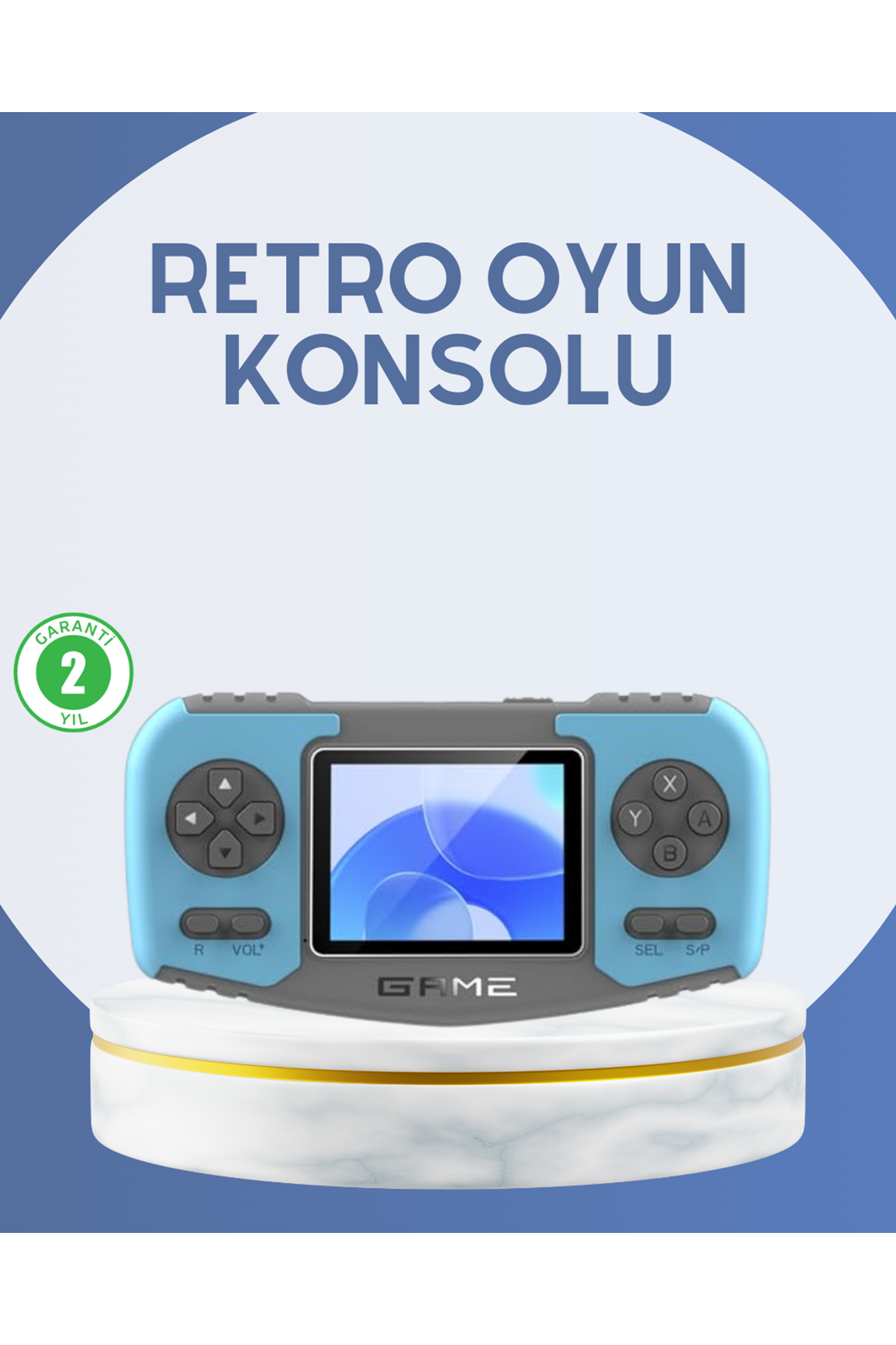 Çocuklara Özel Retro Oyun Konsolu Portatif Eğlence Cihazı