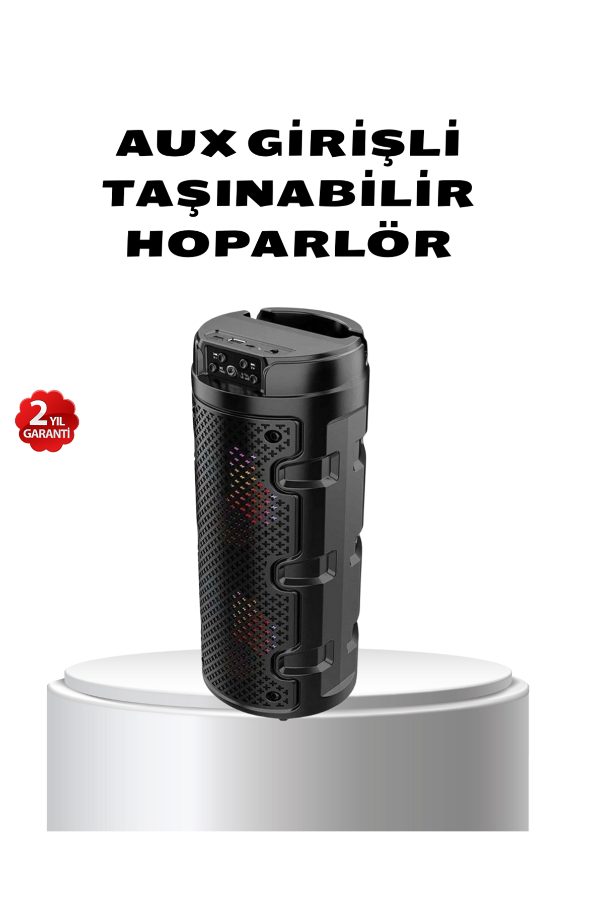 Bluetooth 5.0 Kablosuz Hoparlör Çift Sürücülü Yüksek Ses Kalitesi Kompakt Tasarım