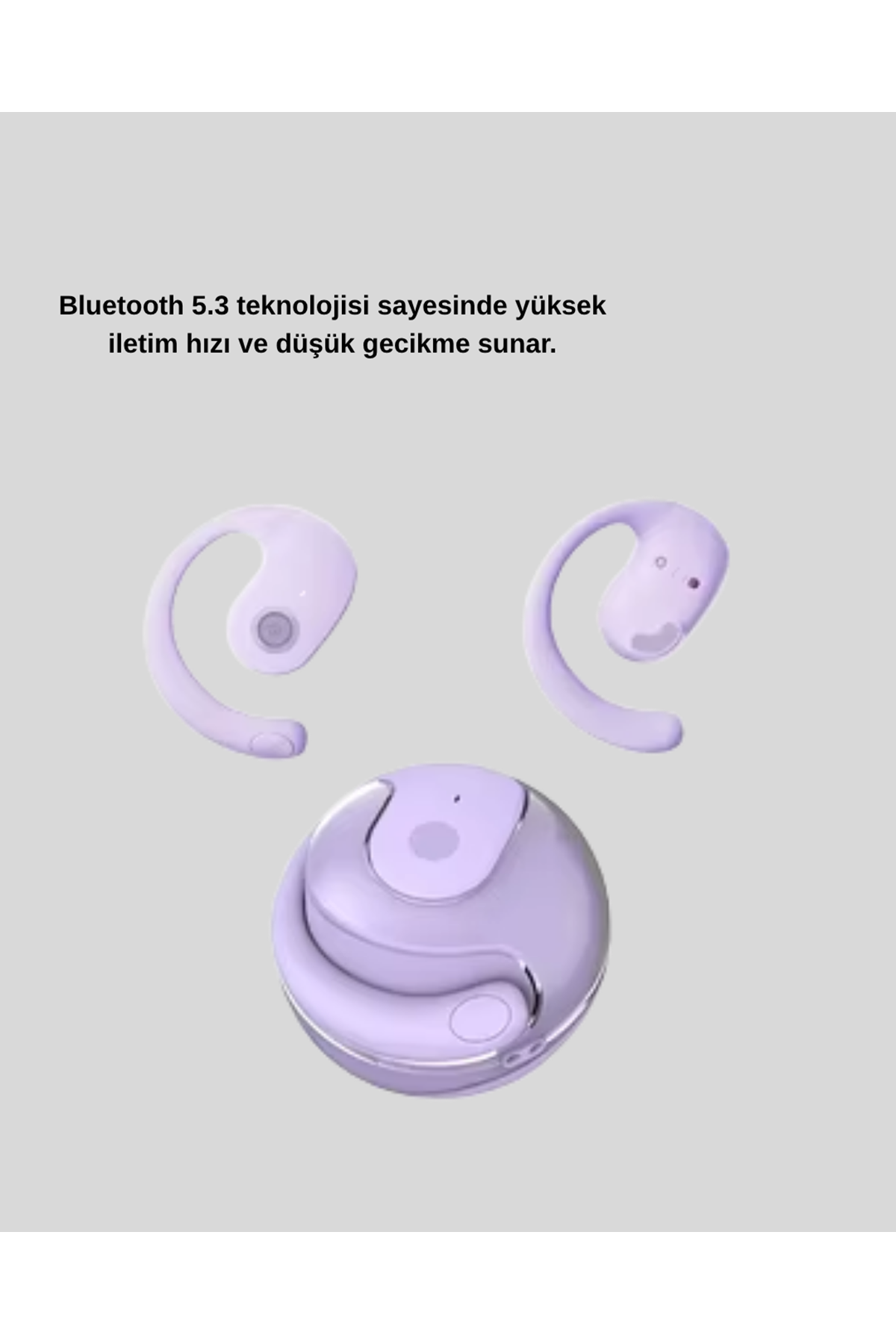 S05 Kablosuz Kulaklık Bluetooth 5.3 IPX4 Su Geçirmez Stereo Ses Otomatik Bağlantı