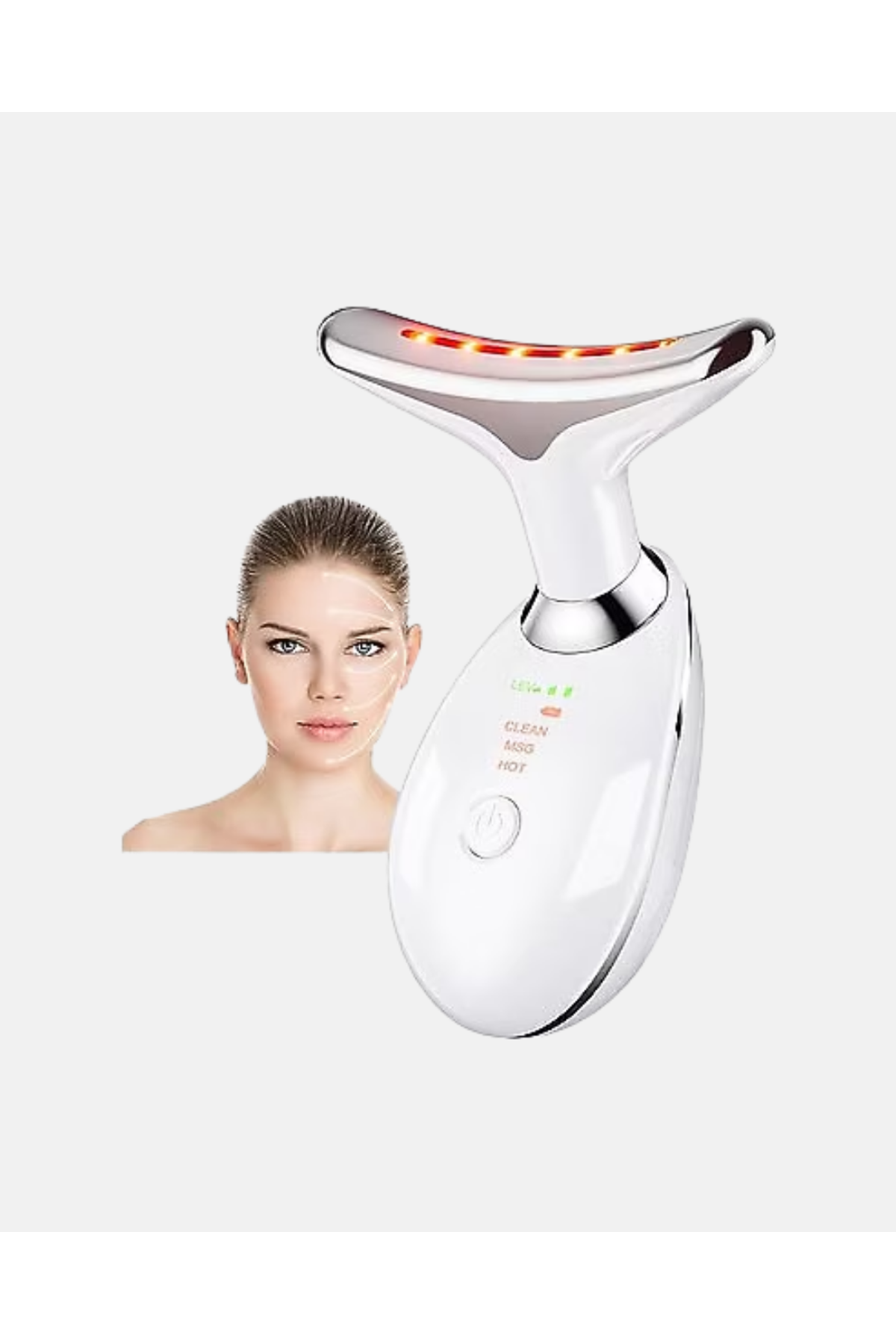 Kablosuz Şarjlı Yüz Sıkılaştırıcı Cihaz EMS Mikro Akım Anti-Aging Masaj Aleti