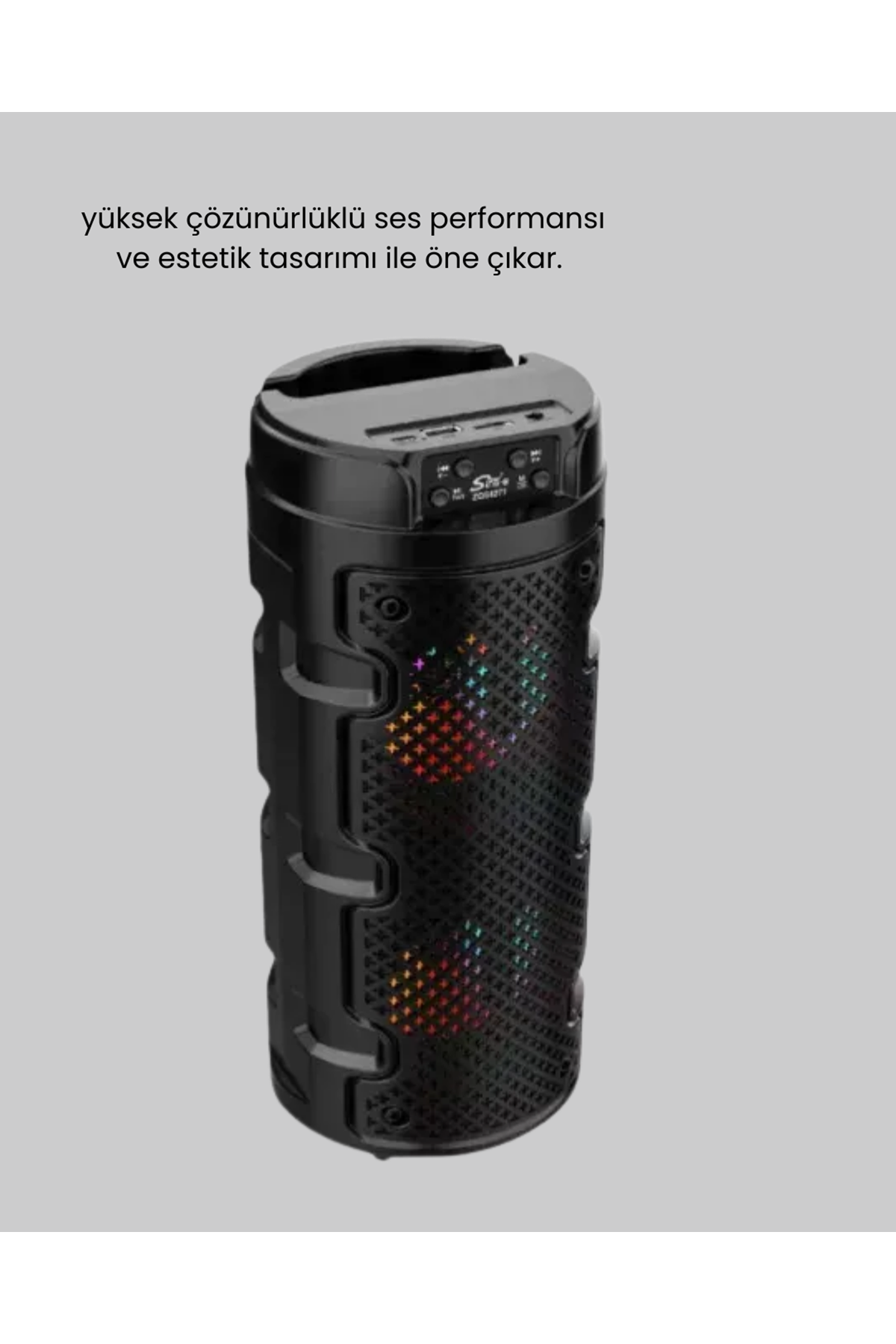 Kablosuz Stereo Hoparlör USB + SD Kart + AUX Destekli Bluetooth 5.0