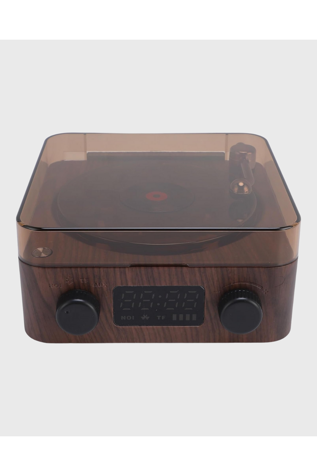 Gece Lambası Bluetooth Hoparlör Dijital Saat Çok Fonksiyonlu Su Dalgası Işıklı
