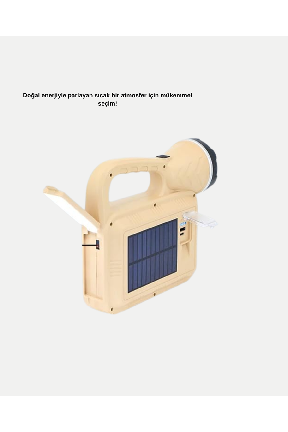 Güneş Enerjili Alev Efektli Lamba COB Led Su Geçirmez Çok Fonksiyonlu