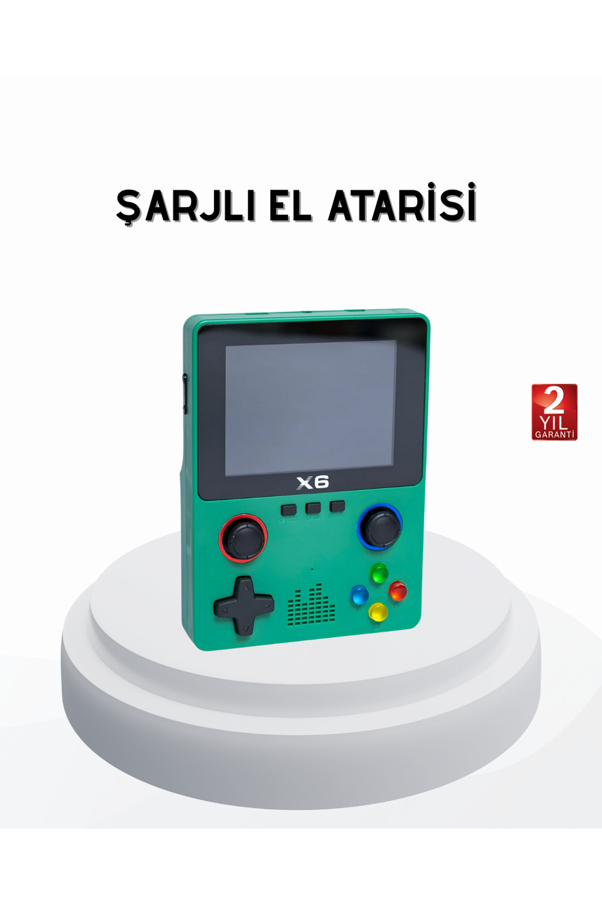 3.5 İnç IPS Ekranlı Taşınabilir Oyun Konsolu Ergonomik Çift Tetikli