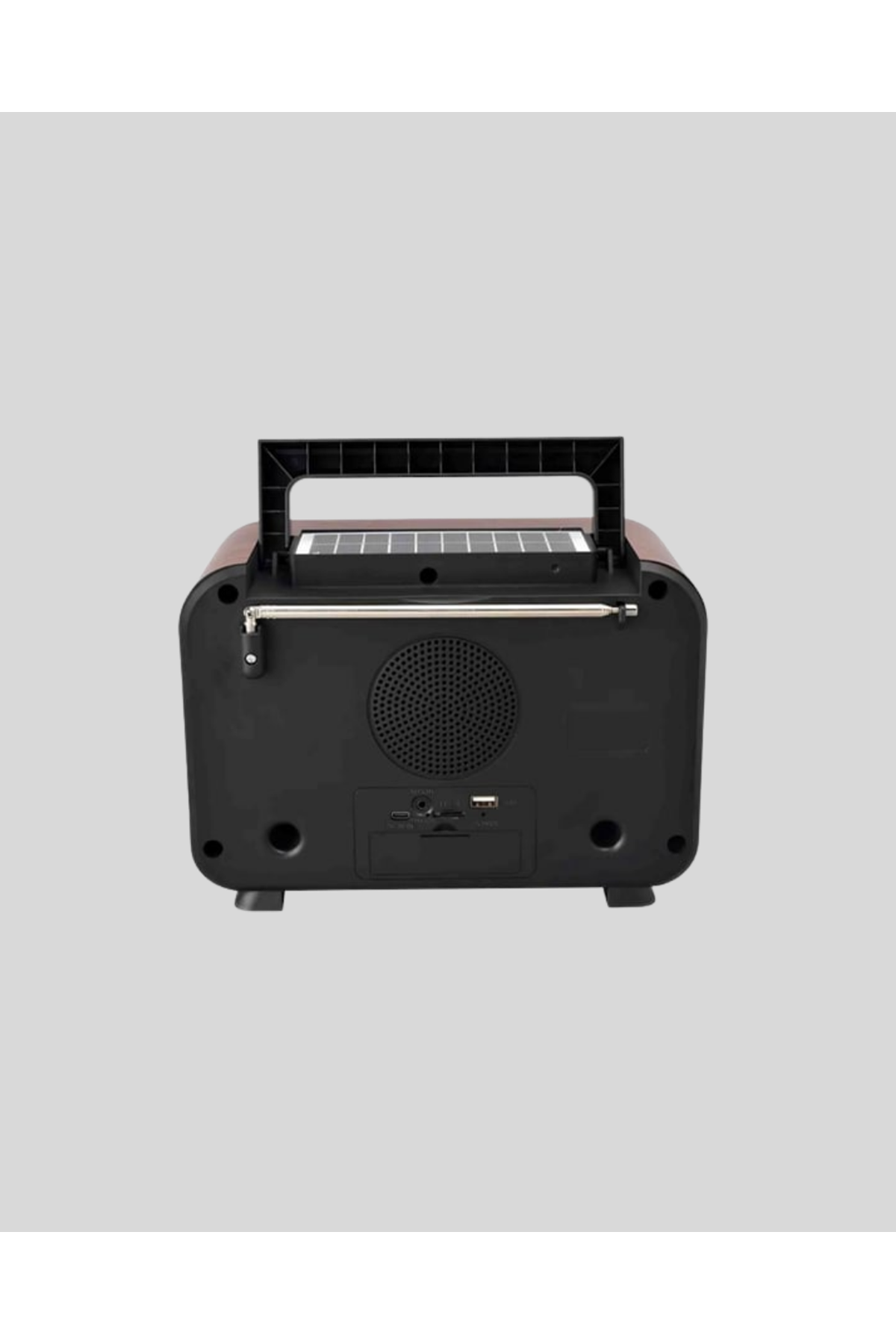 Solar Şarjlı Şömine Alev Efektli Bluetooth Hoparlör 7W Taşınabilir Ses Sistemi