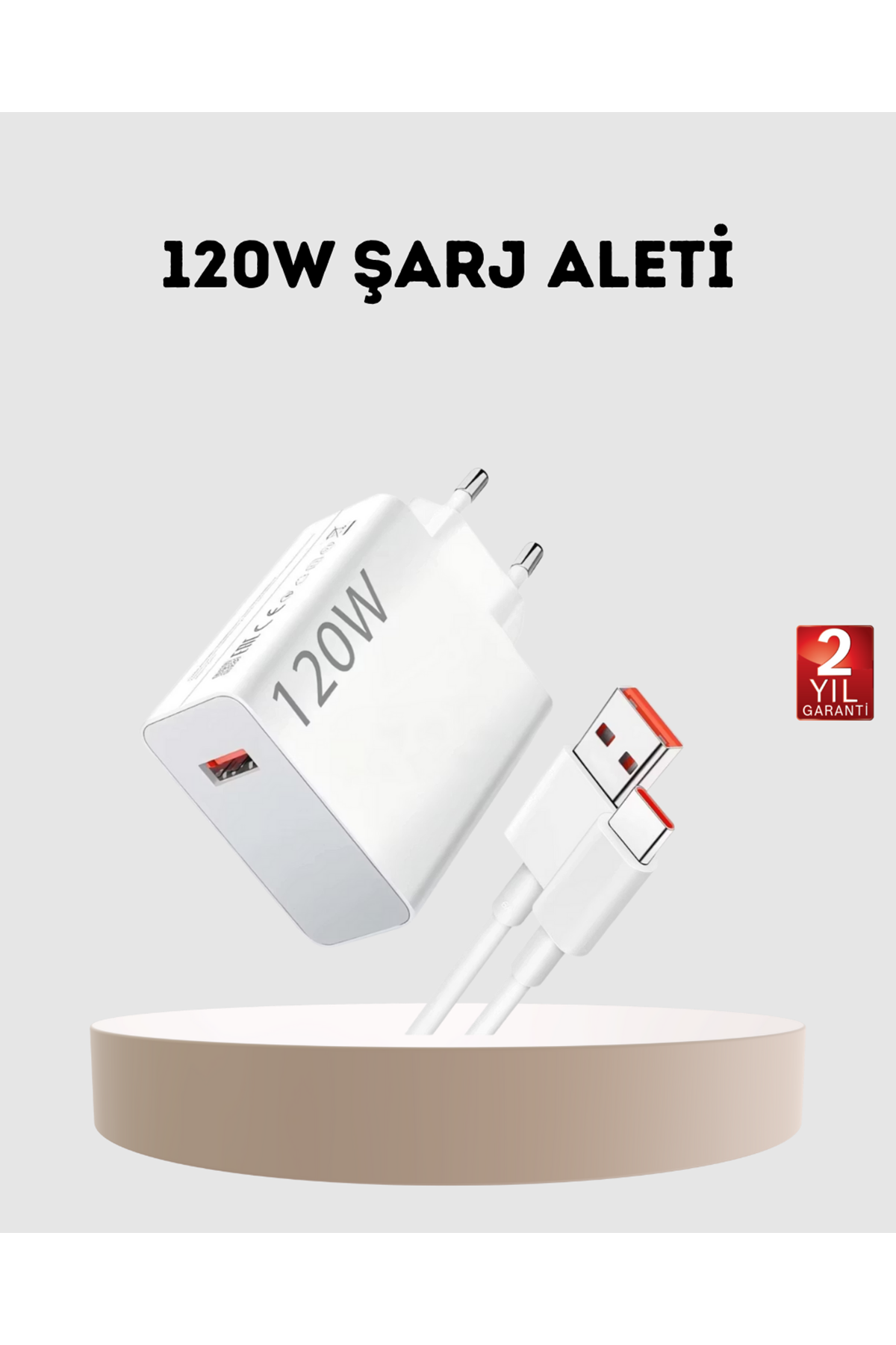120W USB-C Şarj Adaptörü Süper Hızlı Şarj Güç Kaynağı Seti