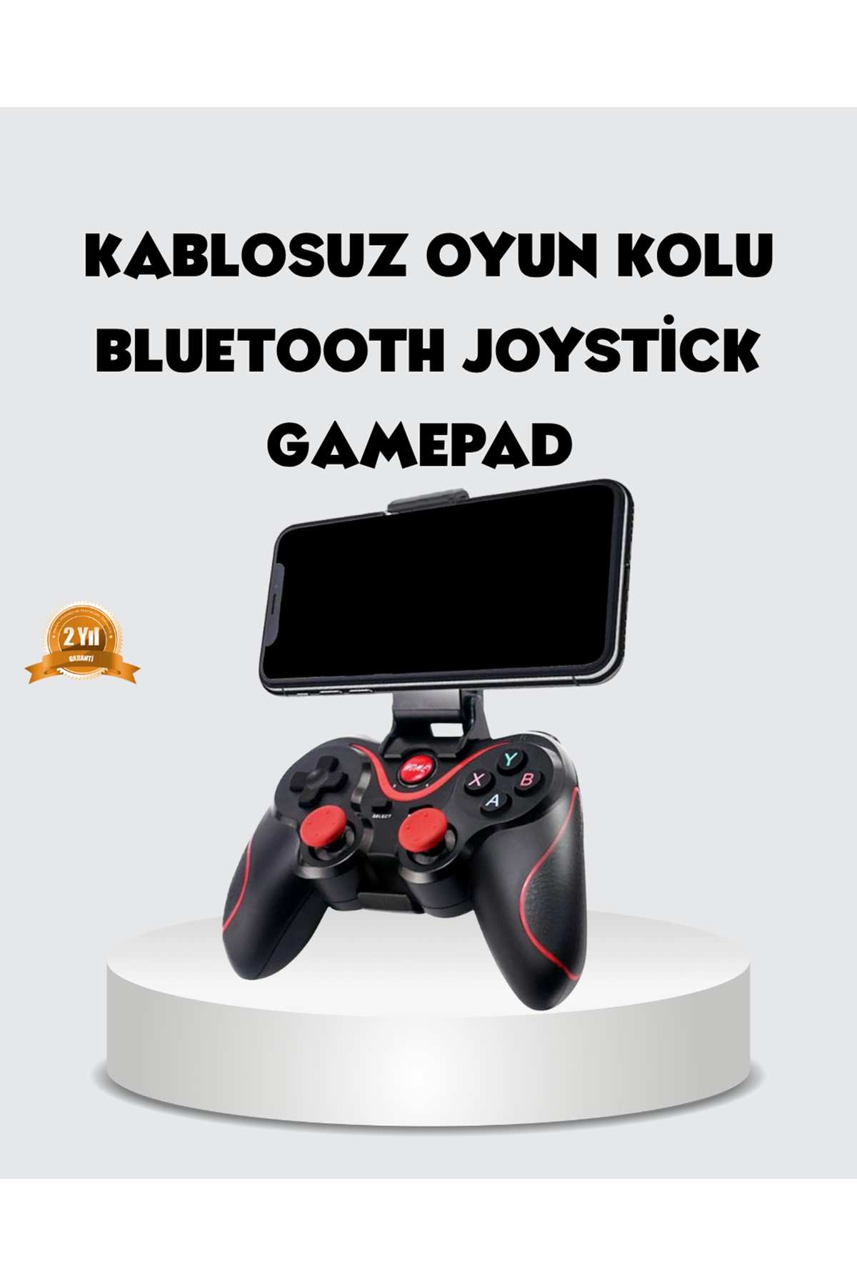 Bluetooth Gamepad Kablosuz Oyun Kumandası Tek Cihaz Destekli