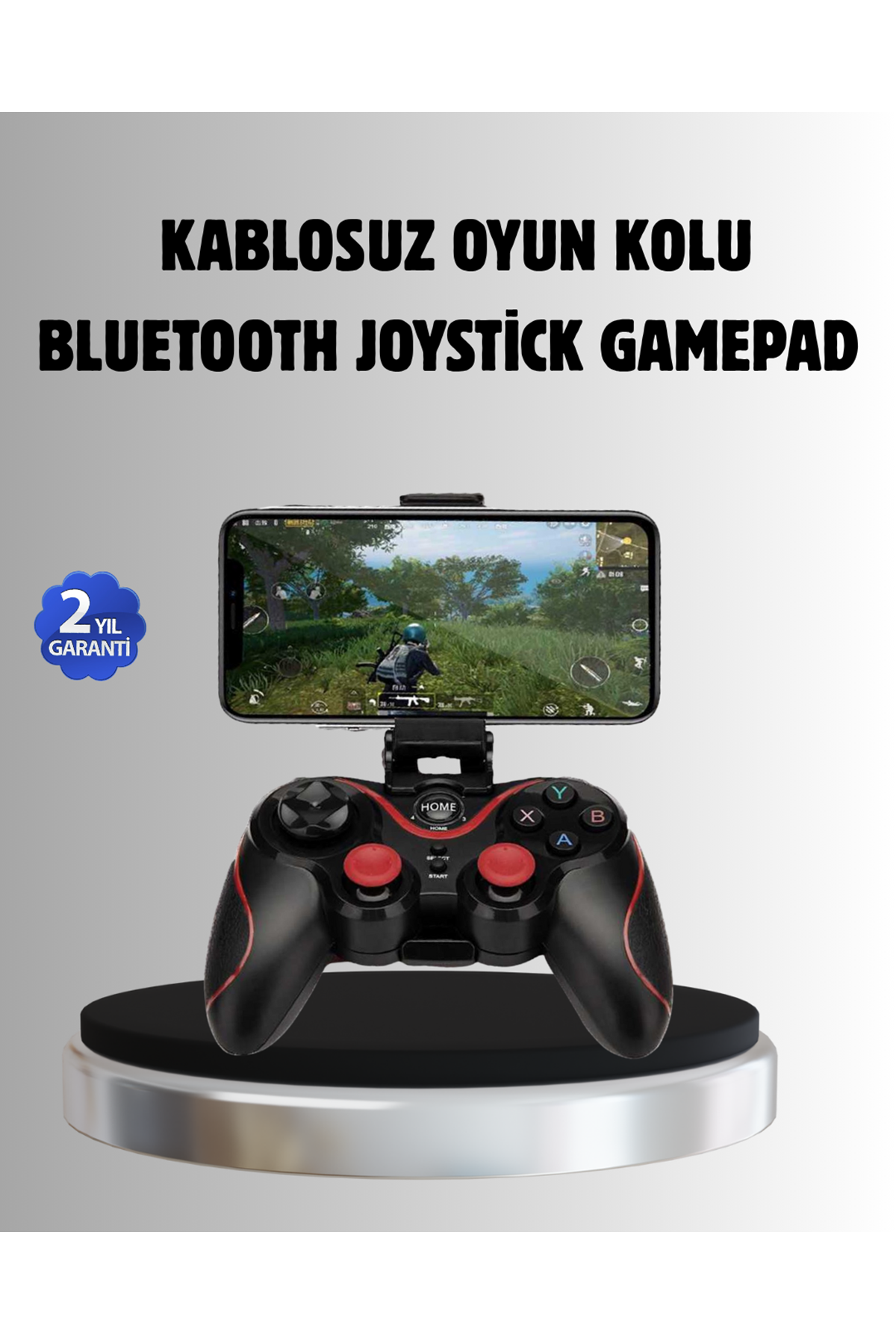 Bluetooth Kablosuz Gamepad TV PC Telefon Uyumluluğu Kolay Bağlantılı