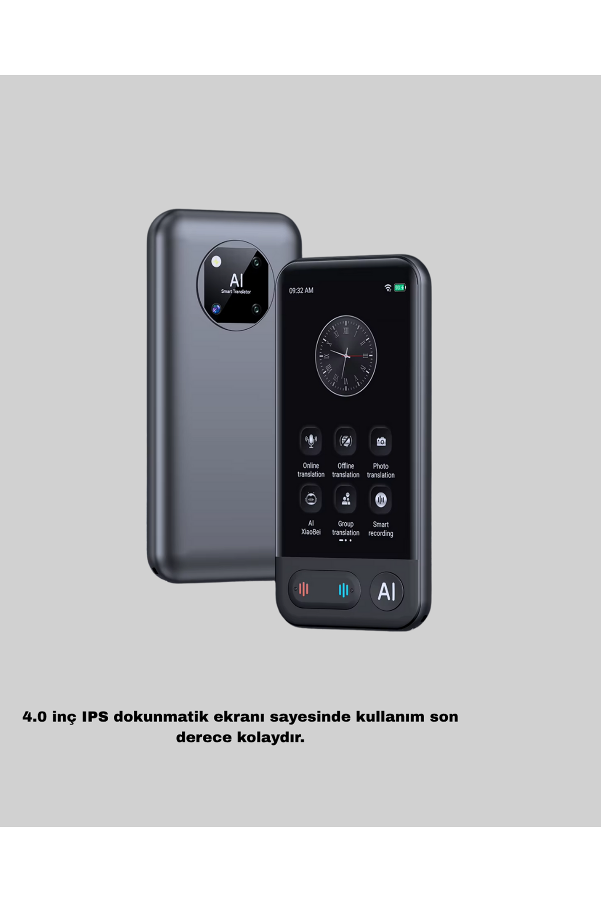 Akıllı Taşınabilir Tercüman – 17 Çevrimdışı, 139 Çevrimiçi Dil Desteği