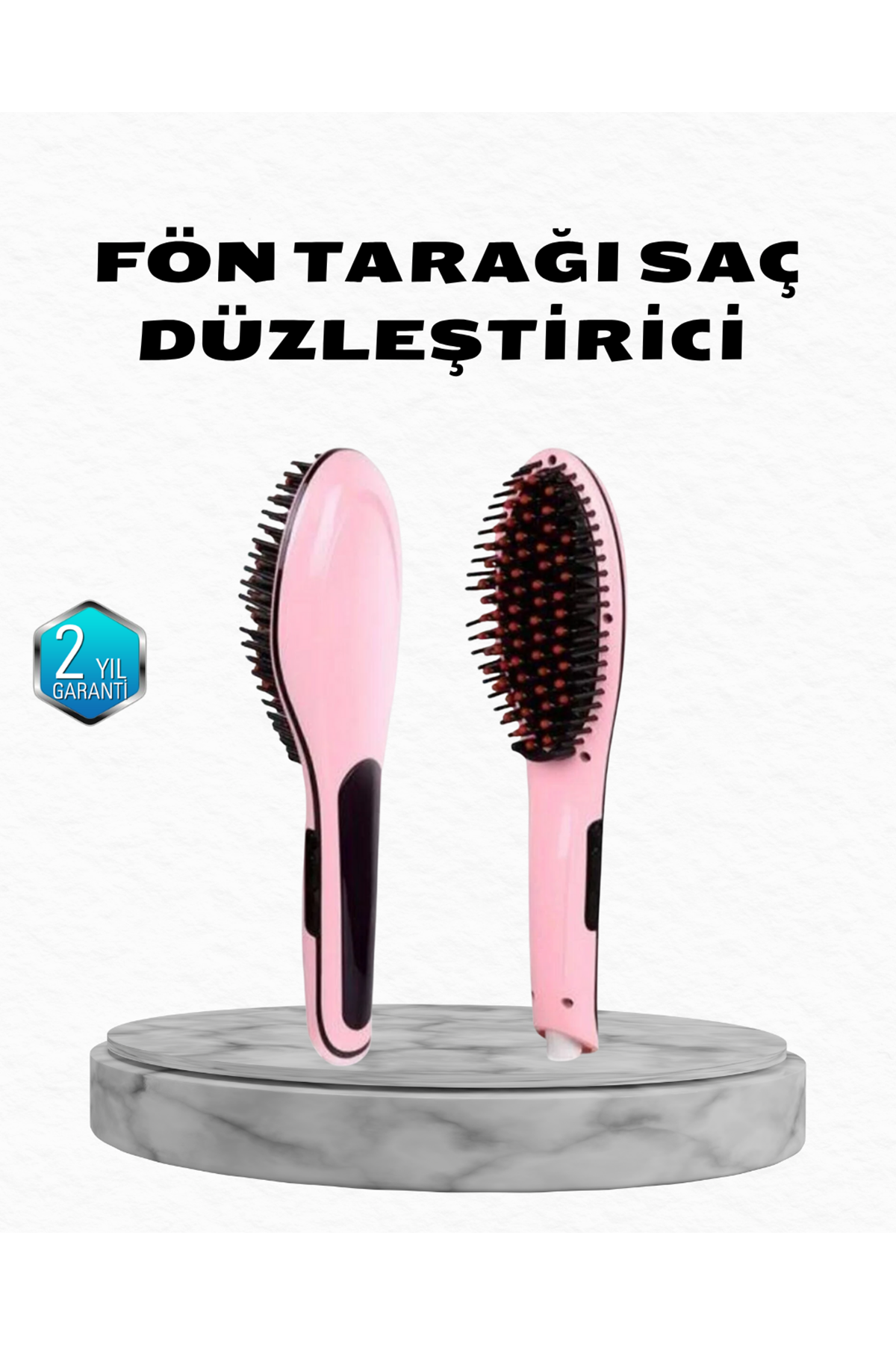 Profesyonel Saç Düzleştirici 5 Kademeli Isı Ayarlı Seramik Plakalı