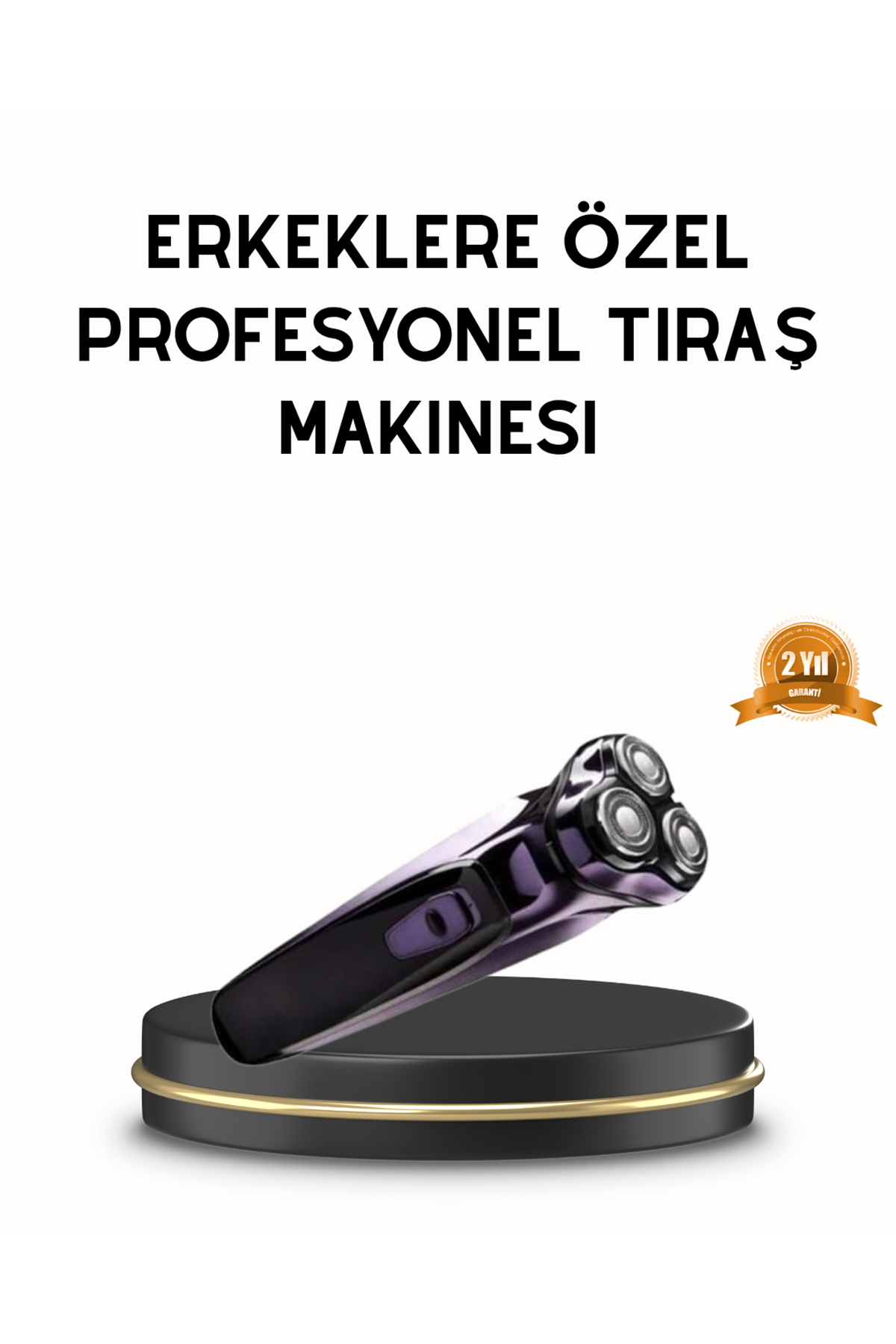 Kompakt Şarjlı Saç Sakal Tıraş Makinesi Kuru Kullanım Özellikli