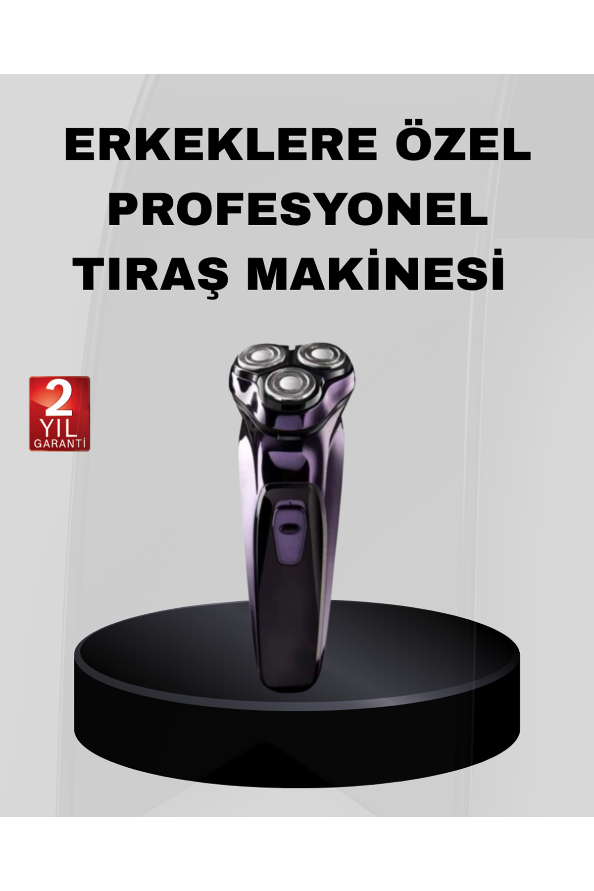 Profesyonel Şarjlı Tıraş Makinesi Ayarlanabilir Başlıklı Kablosuz