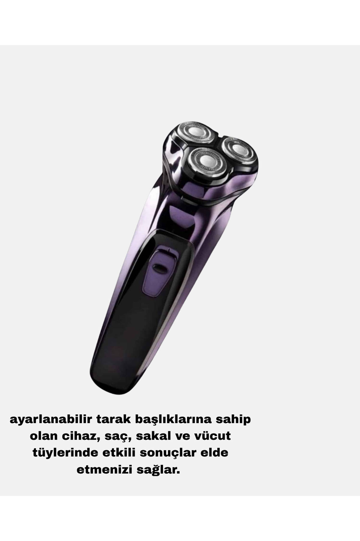 Profesyonel Şarjlı Tıraş Makinesi Ayarlanabilir Başlıklı Kablosuz