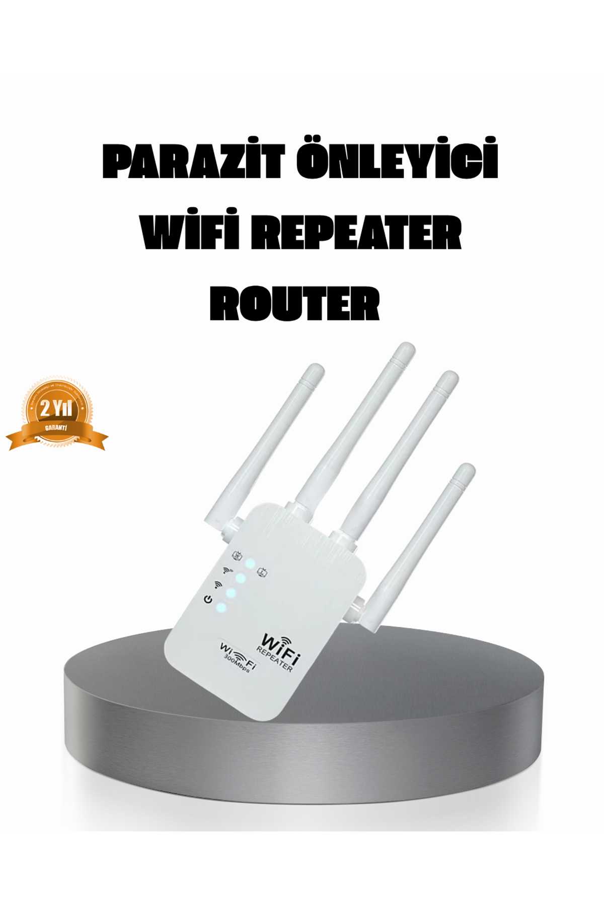 50 Cihaz Destekli 300Mbps Kablosuz Sinyal Güçlendirici RJ45 Kablolu Kullanım