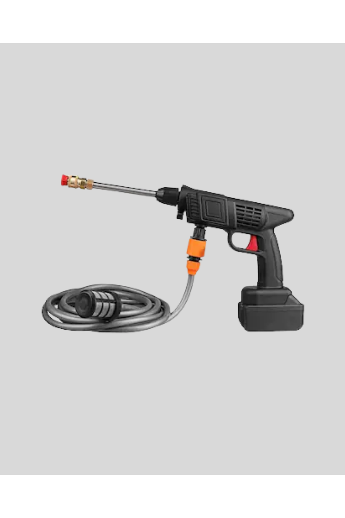 48V Kablosuz Yıkama Makinesi – 2 Pil, Köpük Tankı ve Ayarlanabilir