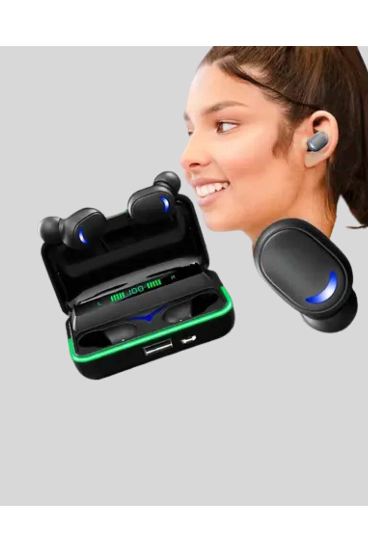 Gaming Bluetooth Kulaklık 800mAh Powerbank Düşük Gecikmeli