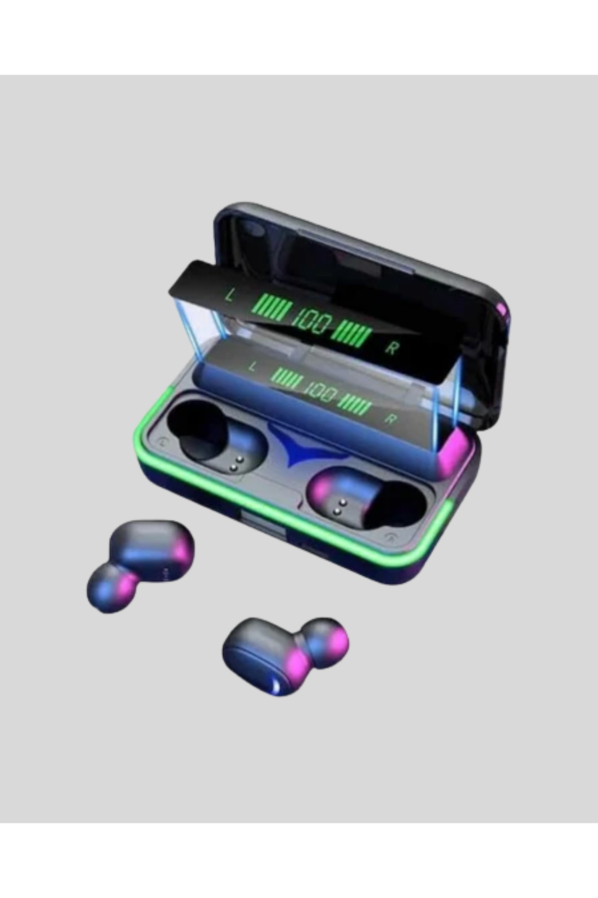 Kablosuz Oyuncu Kulaklığı Powerbank Şarj Kutulu RGB 5.1