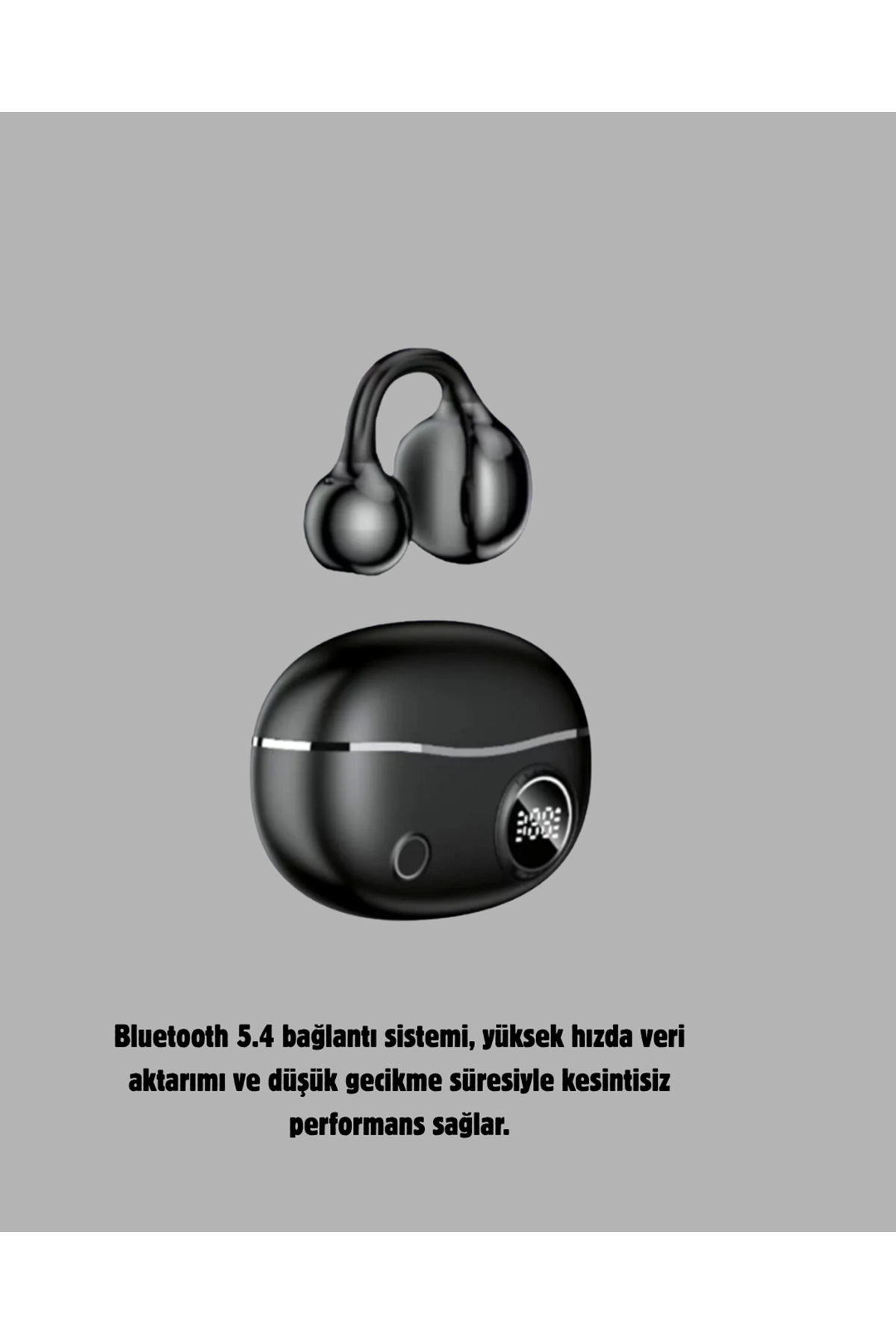 Kablosuz Açık Kulak Kulaklık Bluetooth 5.4 Type-C Hızlı Şarj 30 Saat