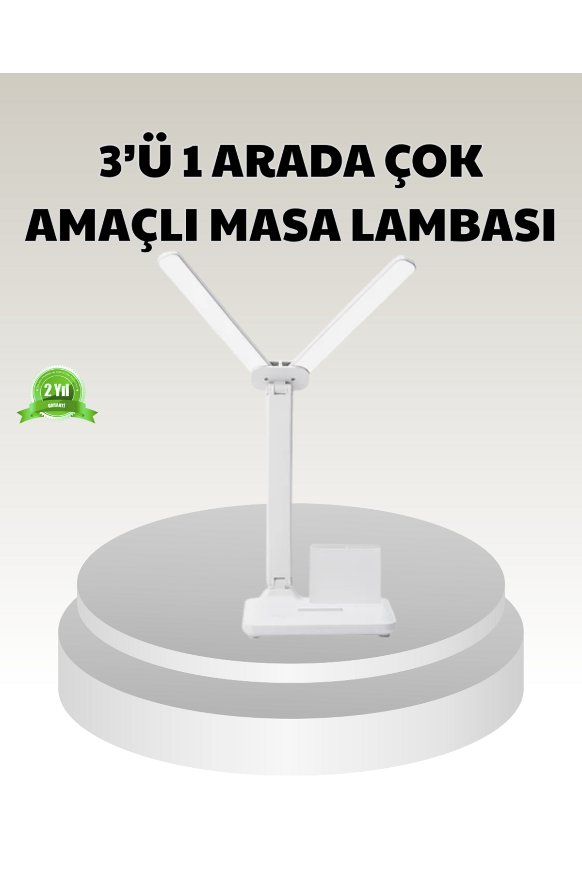LED Işıklı Masa Lambası – Göz Yormayan, Kısılabilir ve Esnek Başlıklı