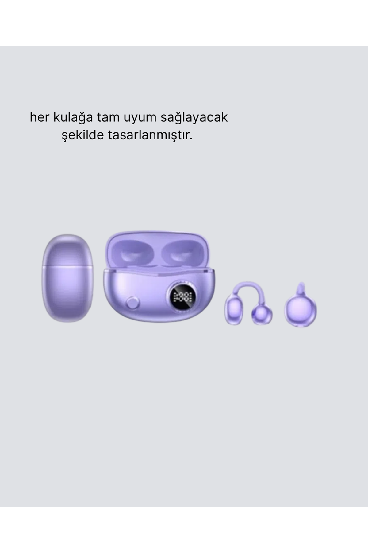 Kulak Arkası Klipsli Bluetooth Kulaklık YXG10 Silikon Malzemeli Ergonomik