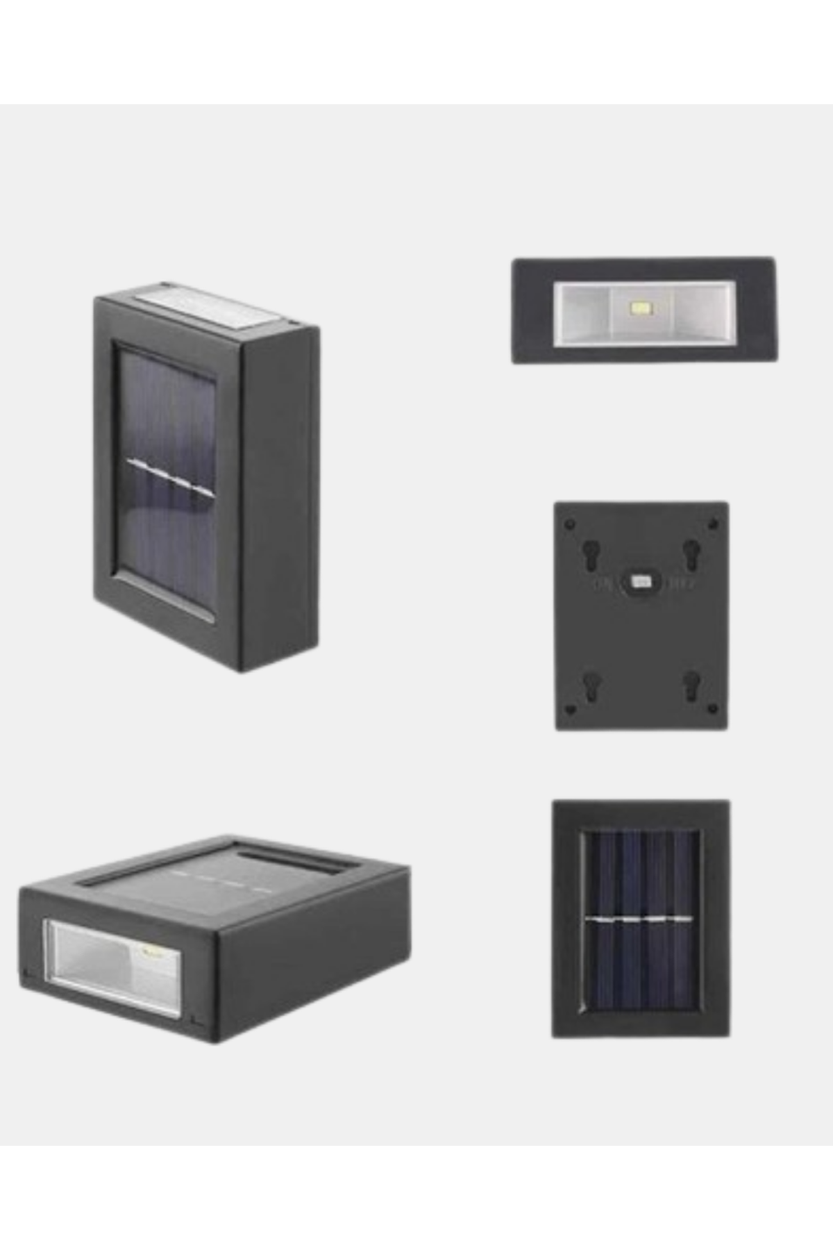 Solar Dış Mekan Aplik Su Geçirmez Dayanıklı LED Aydınlatmalı