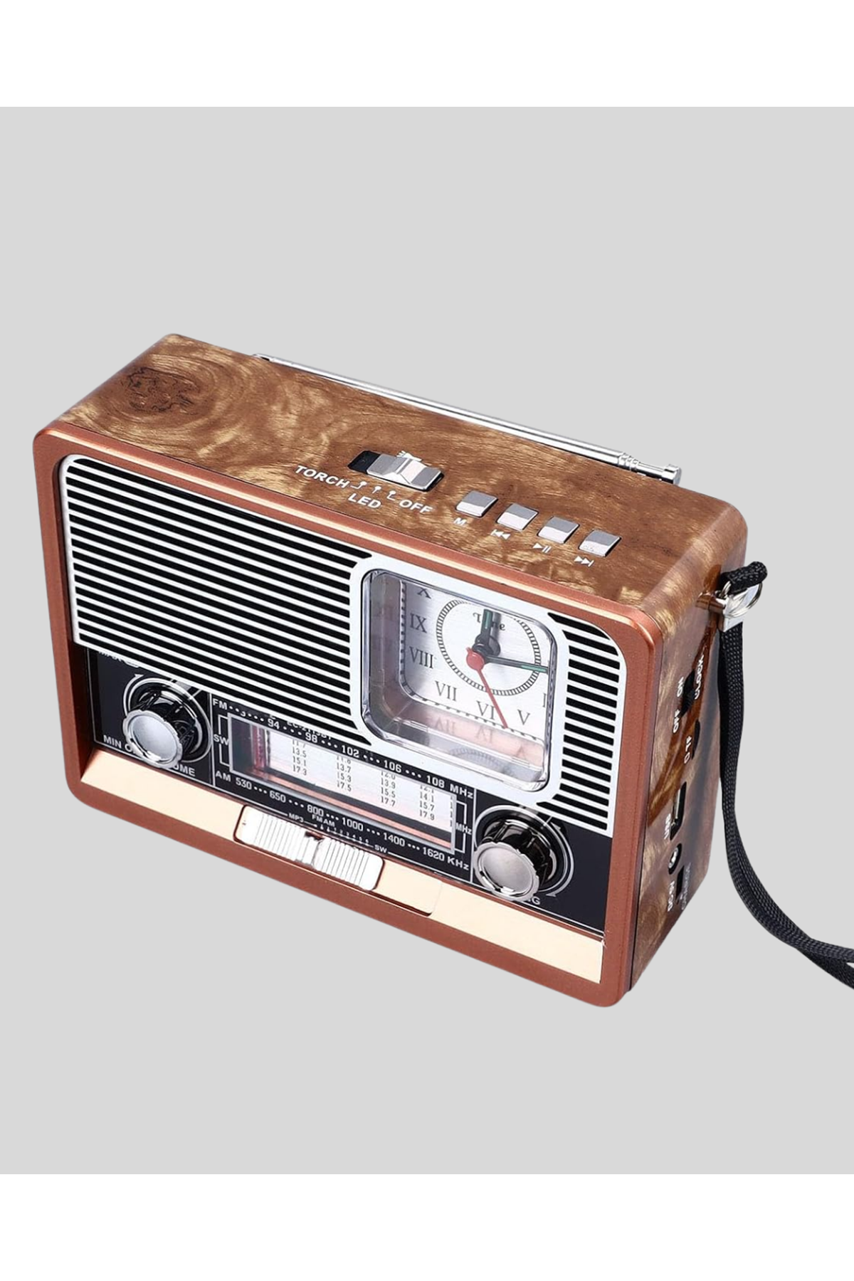 Dekoratif Vintage Radyo – Klasik Görünüm, Modern Fonksiyon ve Uzun Ömürlü Kullanım