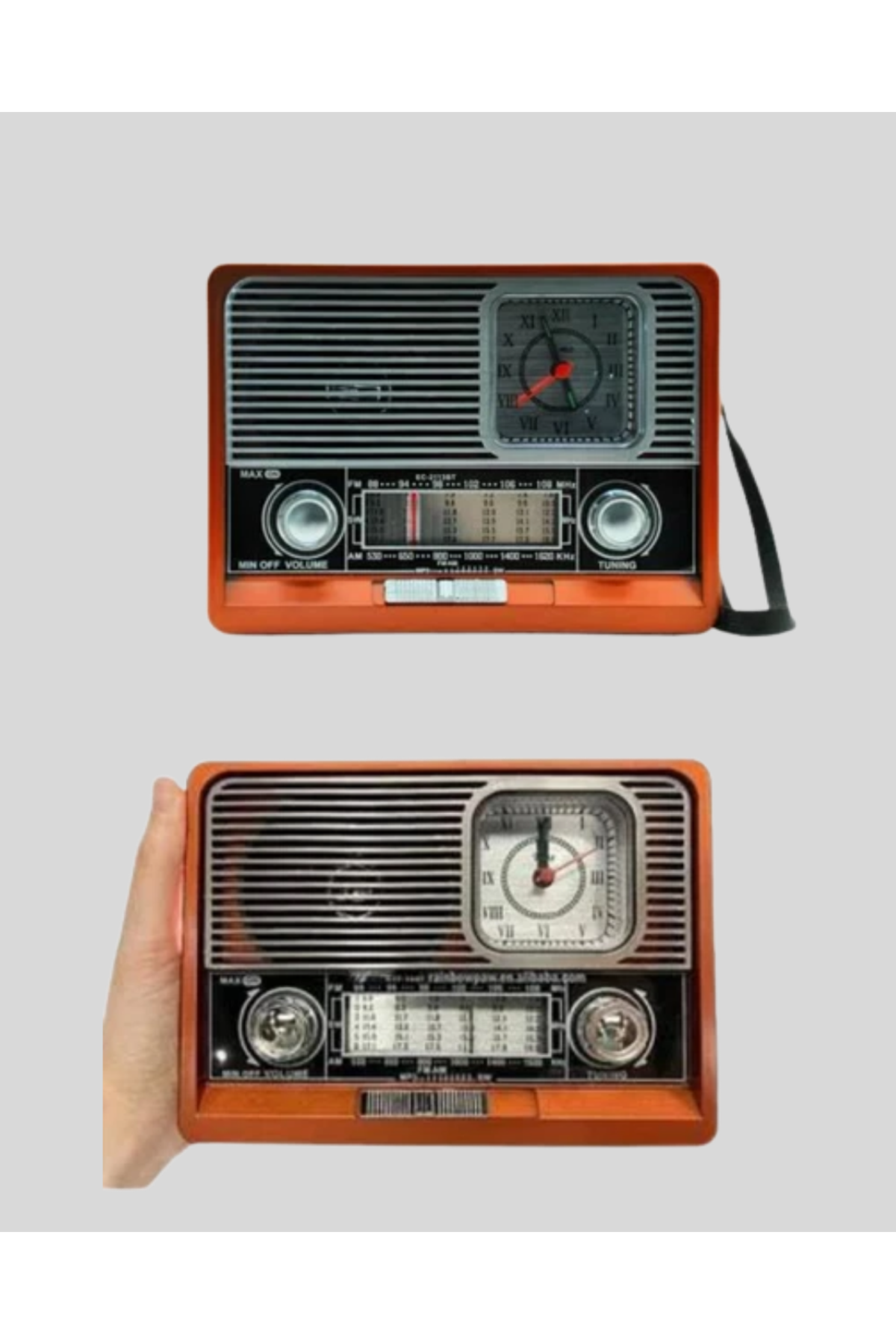 Dekoratif Vintage Radyo – Klasik Görünüm, Modern Fonksiyon ve Uzun Ömürlü Kullanım