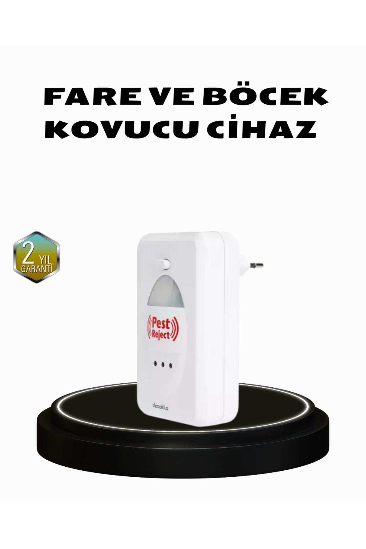 Ultrasonik Böcek ve Fare Kovucu – Doğa Dostu, Sessiz ve Etkili Savunma