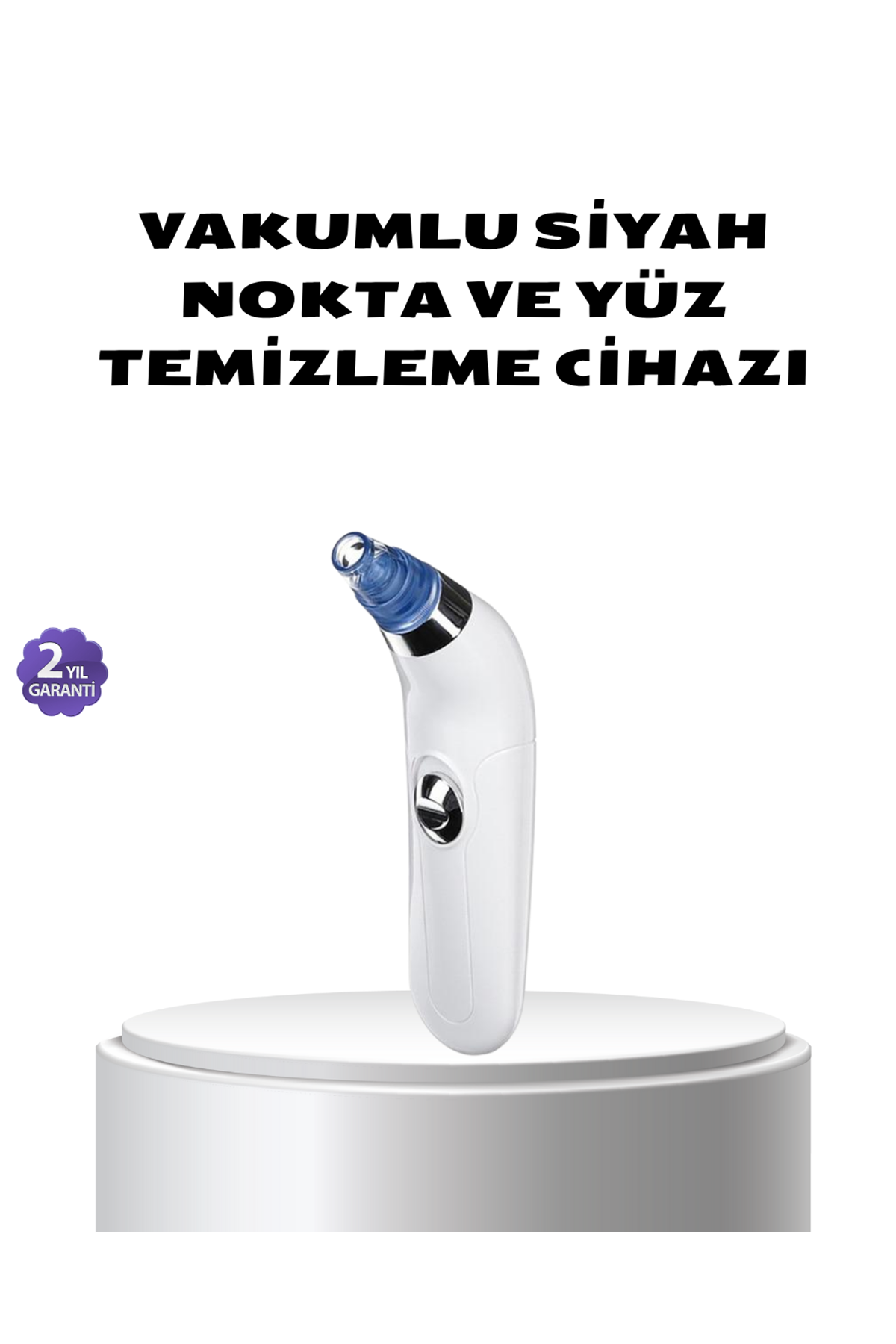 Vakumlu Siyah Nokta Temizleme Cihazı – 5 Kademe Güç ve 4 Başlıklı Derin Cilt Bakımı